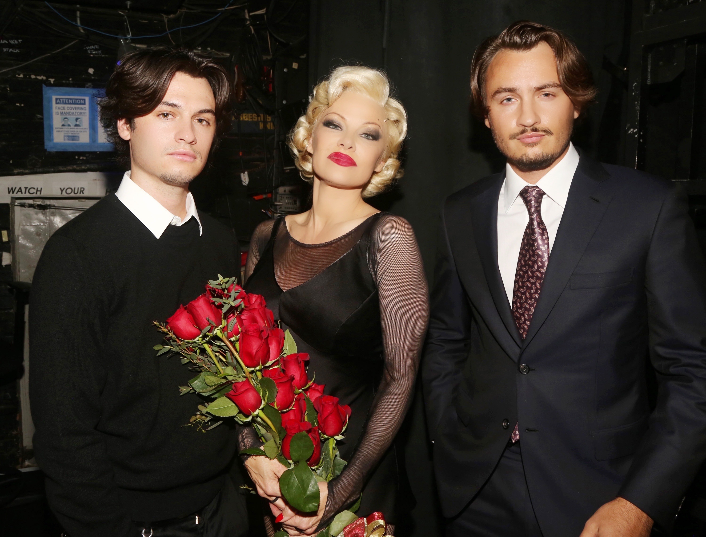 <p>Pamela Anderson was flanked by her sons -- Dylan Jagger Lee (who was born in 1997) on the left and Brandon Thomas Lee (who was born in 1996) on the right -- after making her Broadway debut playing Roxie Hart in "Chicago" on April 12, 2022. Like dad Tommy Lee, Dylan is a musician, though he favors more electronic sounds. His previous bands include Motel 7 and Midnight Kids. Big brother Brandon has been a reality TV star -- he appeared on "The Hills: New Beginnings" -- and in 2021 launched a capsule collection for the <span>Swingers Club fashion brand. </span></p>