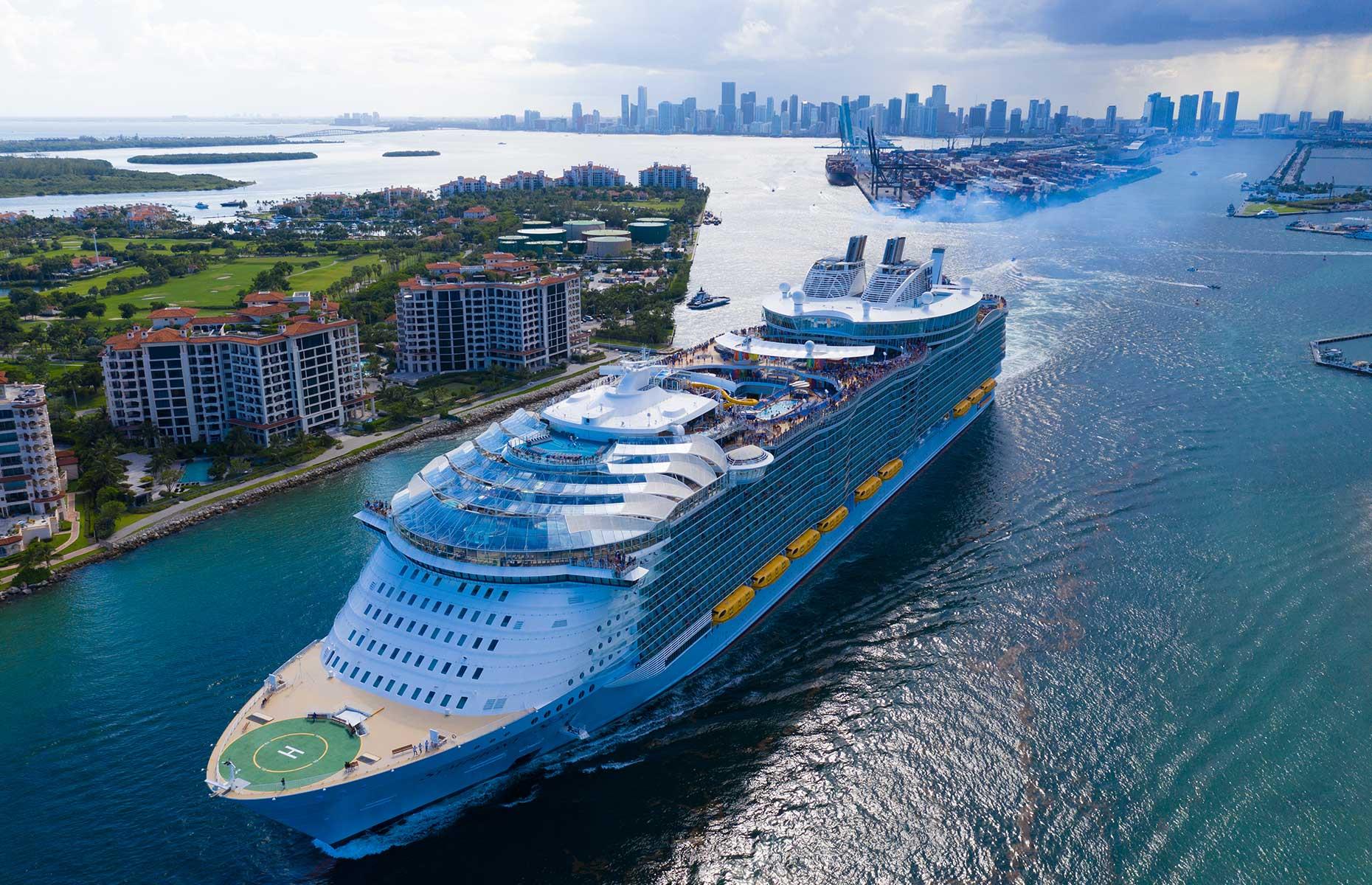 Cruise ships continued to expand in the 2010s while cruising itself became the fastest-growing category in the leisure travel market. Royal Caribbean’s Symphony of the Seas (pictured here) launched in 2018 as the largest cruise ship in the world (until 2022). The tide began to turn on sustainability, with several cruise ships built to run on liquefied natural gas and battery power. Another health-based factor was reducing onboard smoking to selected areas only.