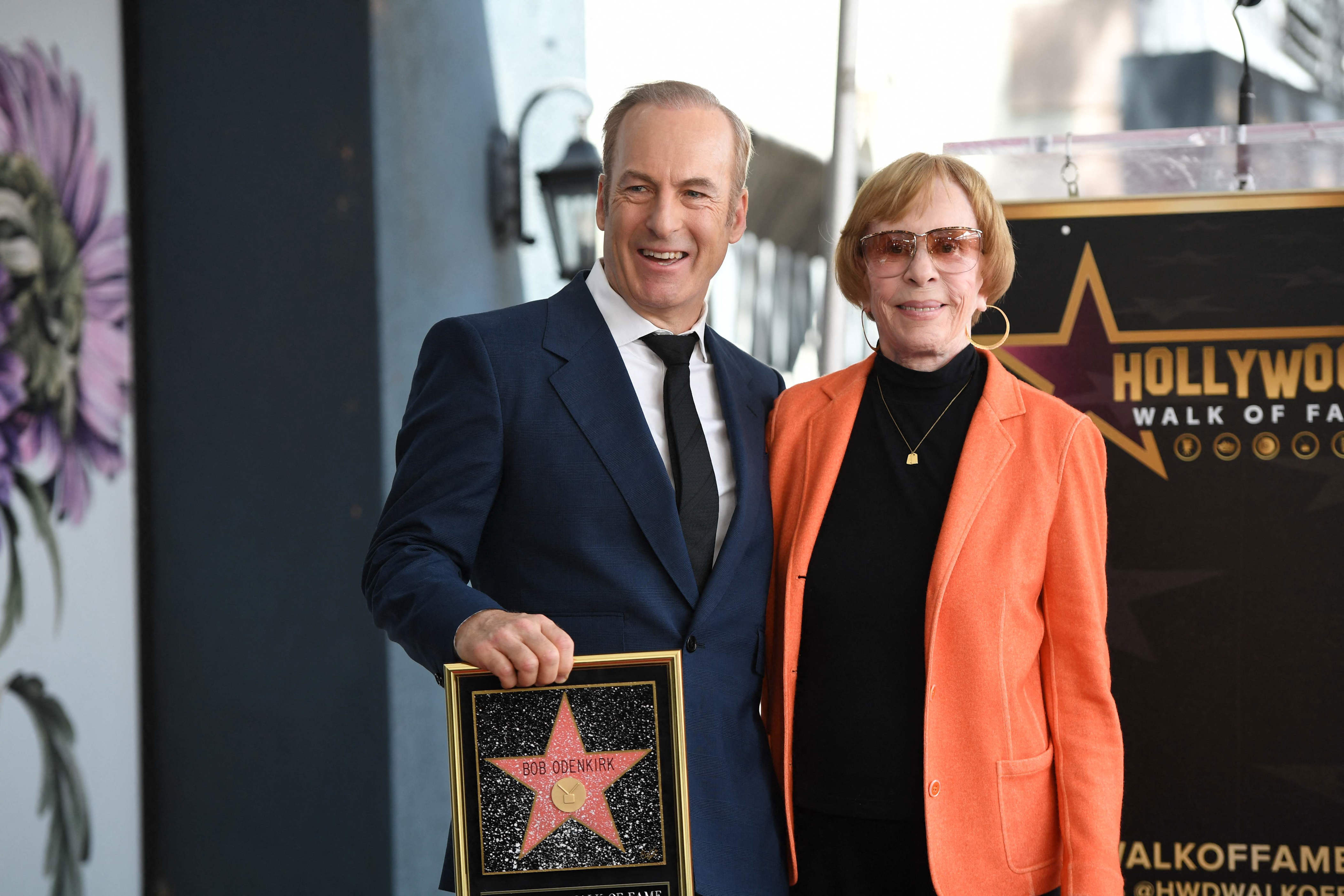 Legendary actress and comedian Carol Burnett was also there to be by Odenkirk's side as he was presented with his Hollywood star.
