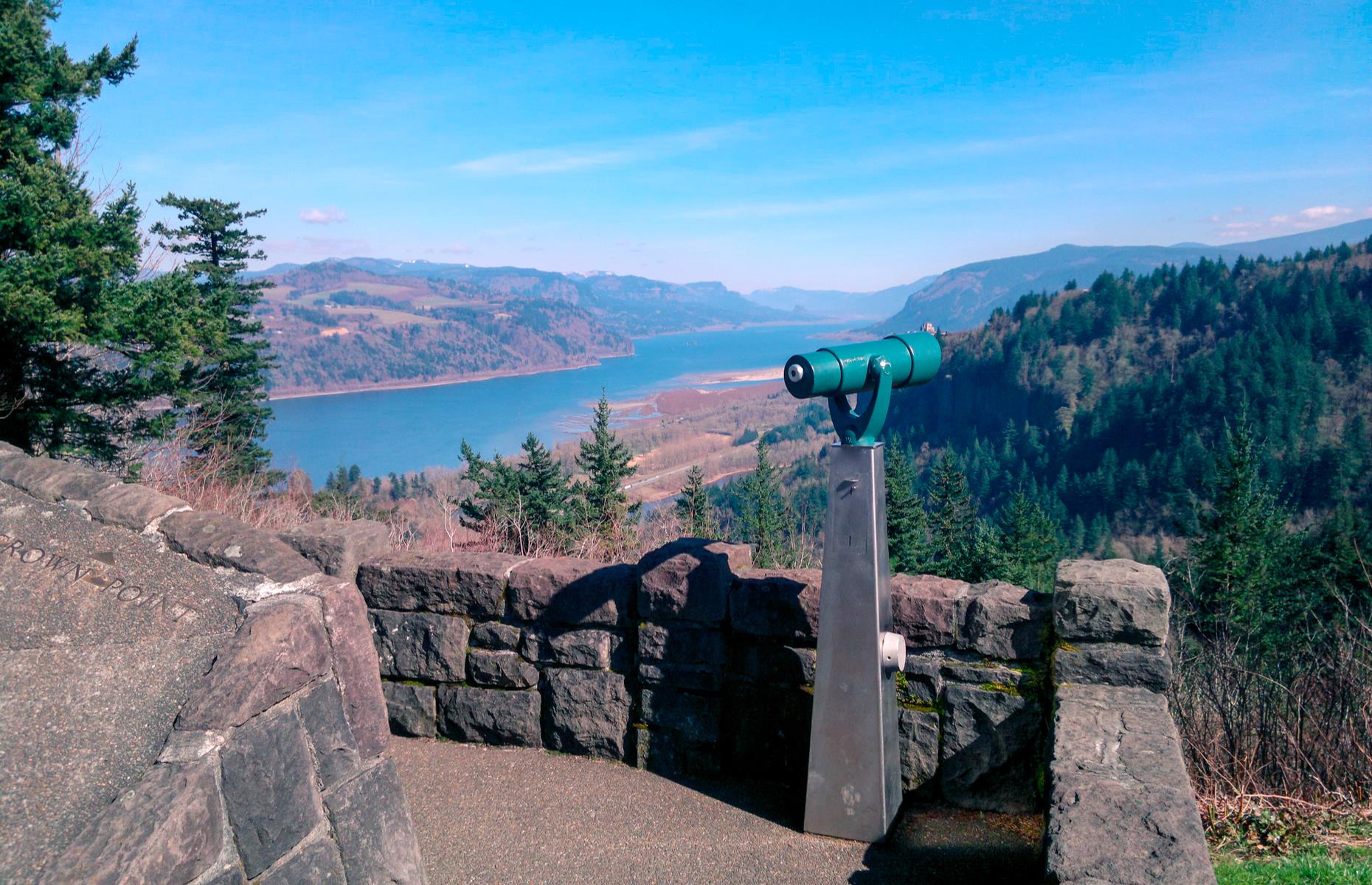 <p>There are plenty of scenic pitstops along the way, and the Portland Women’s Forum State Scenic Viewpoint (pictured) is one of the most popular spots to drink in the river views. Further on you’ll reach the Horsetail Falls Trail, a breathtaking loop that passes several thundering waterfalls. </p>  <p><a href="https://www.loveexploring.com/gallerylist/96880/americas-most-beautiful-waterfalls"><strong>Discover America's most beautiful waterfalls</strong></a></p>