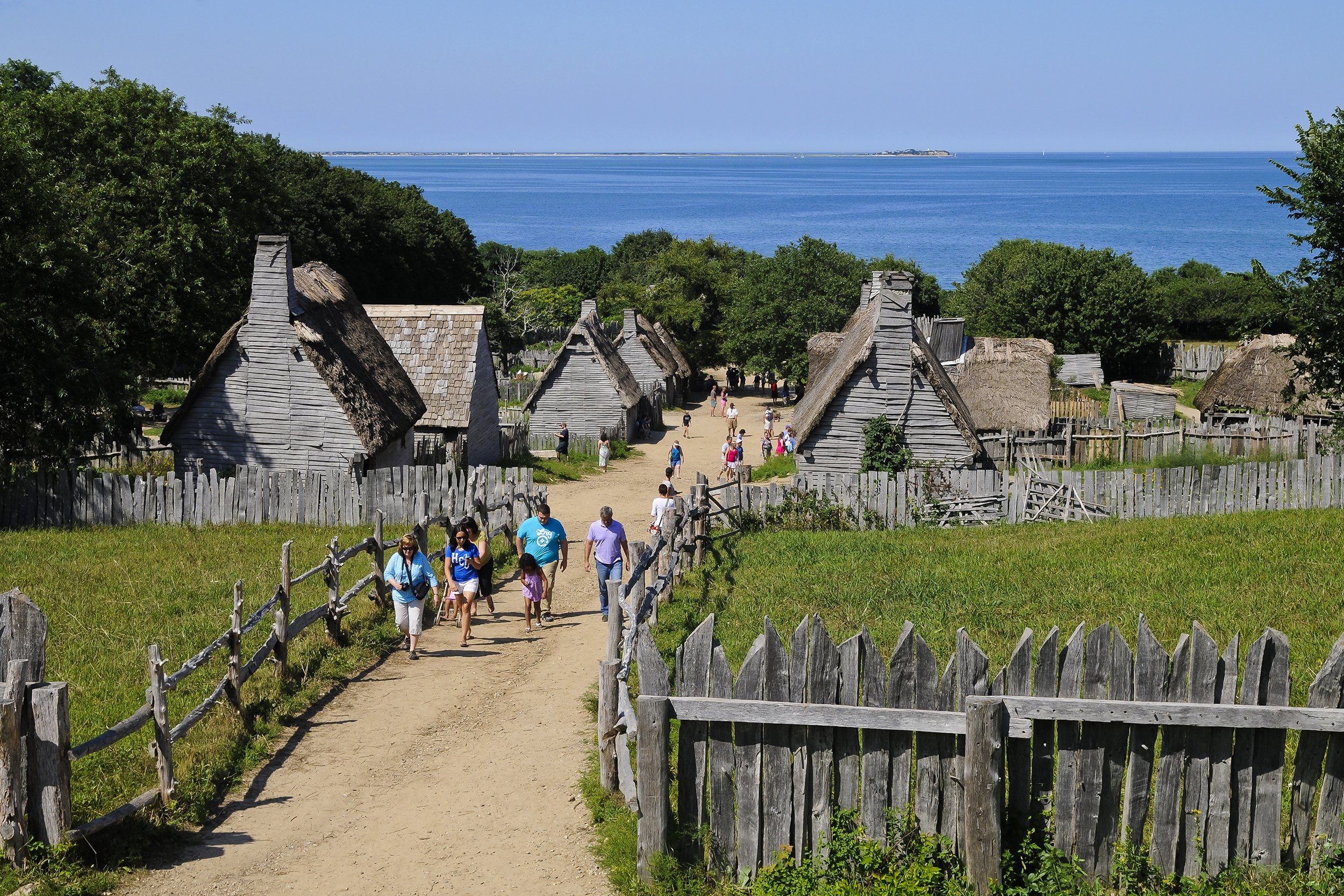<p><strong>Location:</strong> Plymouth, Massachusetts <br><strong>Era:</strong> 1600s <br><strong>What to do:</strong> Stroll around Plymouth's re-created English village, engaging with costumed interpreters as they <a href="https://plimoth.org/plan-your-visit/explore-our-sites/17th-century-english-village">live and work as Pilgrims did</a> in the 17th century. More expensive tickets allow a visit to the Plimoth Grist Mill, constructed in 1636, for everything you could ever want to know about corn grinding. <br><strong>Cost:</strong> Starting at $32 for ages 13 and up; $29 for seniors 62 and up; $19 for ages 5 to 12</p>