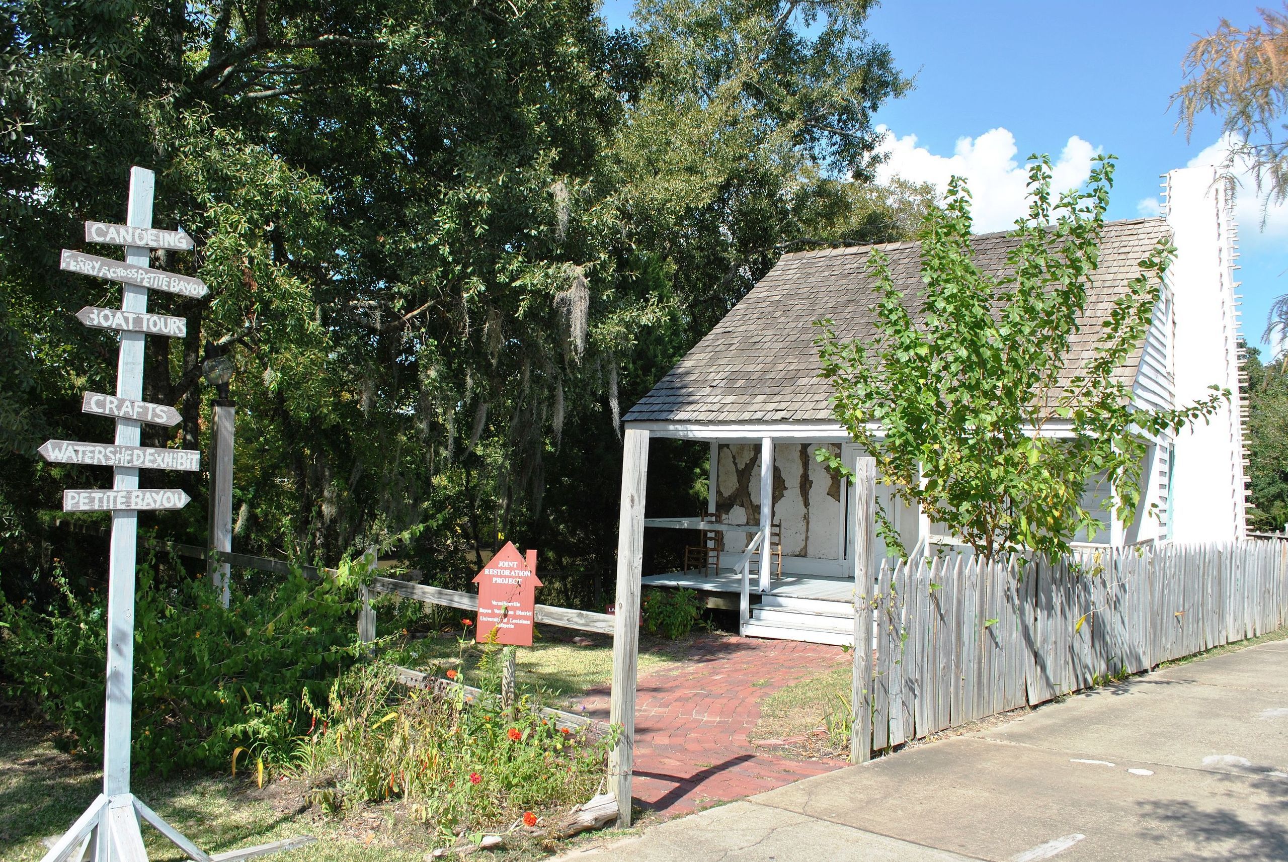 <p><strong>Location:</strong> Lafayette, Louisiana <br><strong>Era:</strong> 1700s-1800s <br><strong>What to do:</strong> At Vermilionville, visitors learn about a mashup of Acadian, Native American, and Creole culture. There are several restored homes and structures, as well as more than a dozen local artisans <a href="https://www.bayouvermiliondistrict.org/vermilionville/">demonstrating period crafts</a> like spinning cotton and carving wood.  <br><strong>Cost:</strong> $10 for adults; $8 for seniors; $6 for children</p>