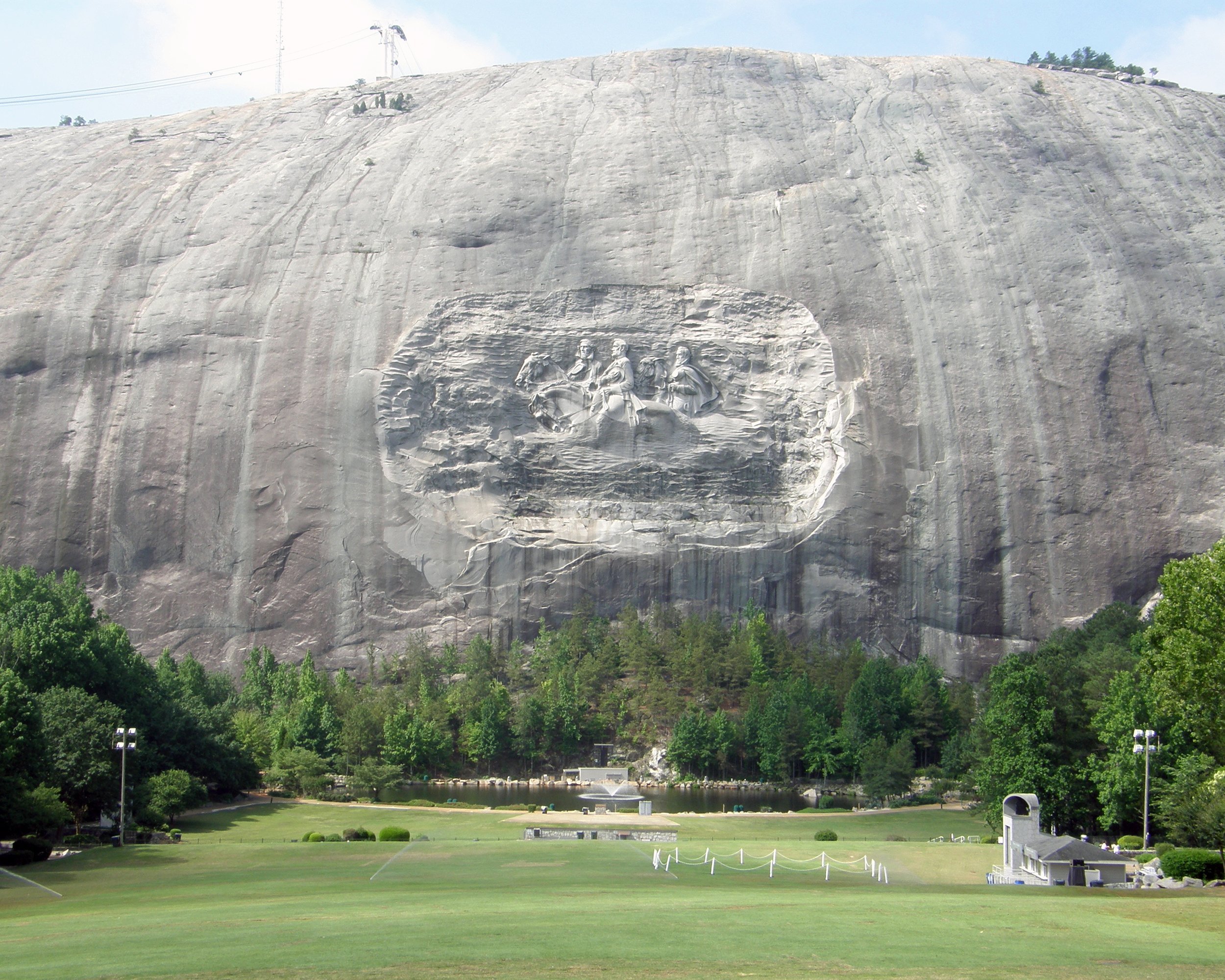 <p><strong>Location:</strong> Stone Mountain, Georgia <br><strong>Era:</strong> Late 1700s-1800s <br><strong>What to do:</strong> The Historic Square at Stone Mountain Park showcases classic antebellum architecture from the late 1700s and 1800s, and visitors can enjoy <a href="https://www.stonemountainpark.com/Activities/Attractions/Historic-Square">a scenic train ride</a> pulled by a 1940s locomotive.<br><strong>Cost:</strong> $35 for adults; $30 for children</p>