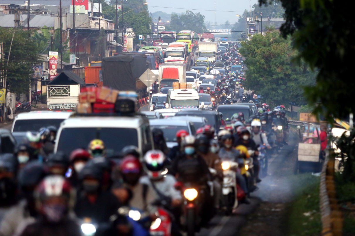 Polisi Rekayasa Lalu Lintas Jalur Puncak Bogor Saat Libur Isra Mikraj-Imlek