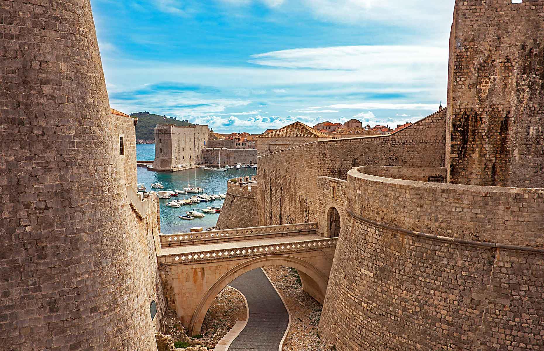 <p>Make sure you pack a sturdy pair of shoes for this bumpy route; with Dubrovnik’s steep elevations, it’s worth remembering what goes down must come up. This scenic walking route starts at the historic walls and descends to the rocky outcrop that is Danče Beach. Soak up the glittering Adriatic seaviews before seeking out more historic sights, like Pile Gate. Covering almost two miles (3.2km) in 4,199 steps, this mildly challenging walk takes roughly 43 minutes.</p>