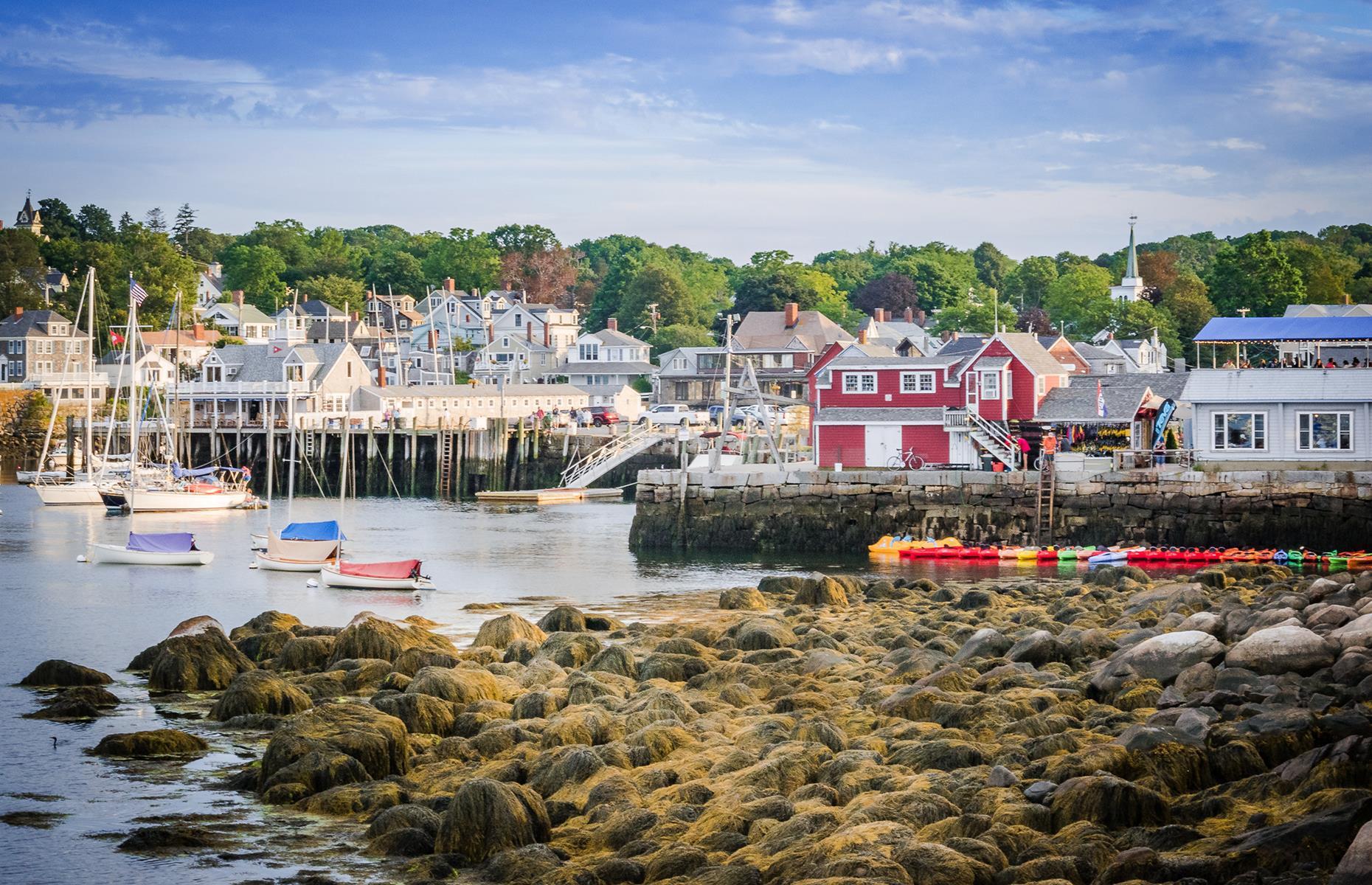 The romantic coastal town of Rockport in Massachusetts, located on Cape Ann, is surrounded by beautiful beaches and is home to Motif Number 1 – a red fishing shack often cited as the most-painted building in America. Head to the town’s Main Street to discover quirky art galleries, a pottery studio, gift stores and Tuck’s Candies with its delicious saltwater toffee.