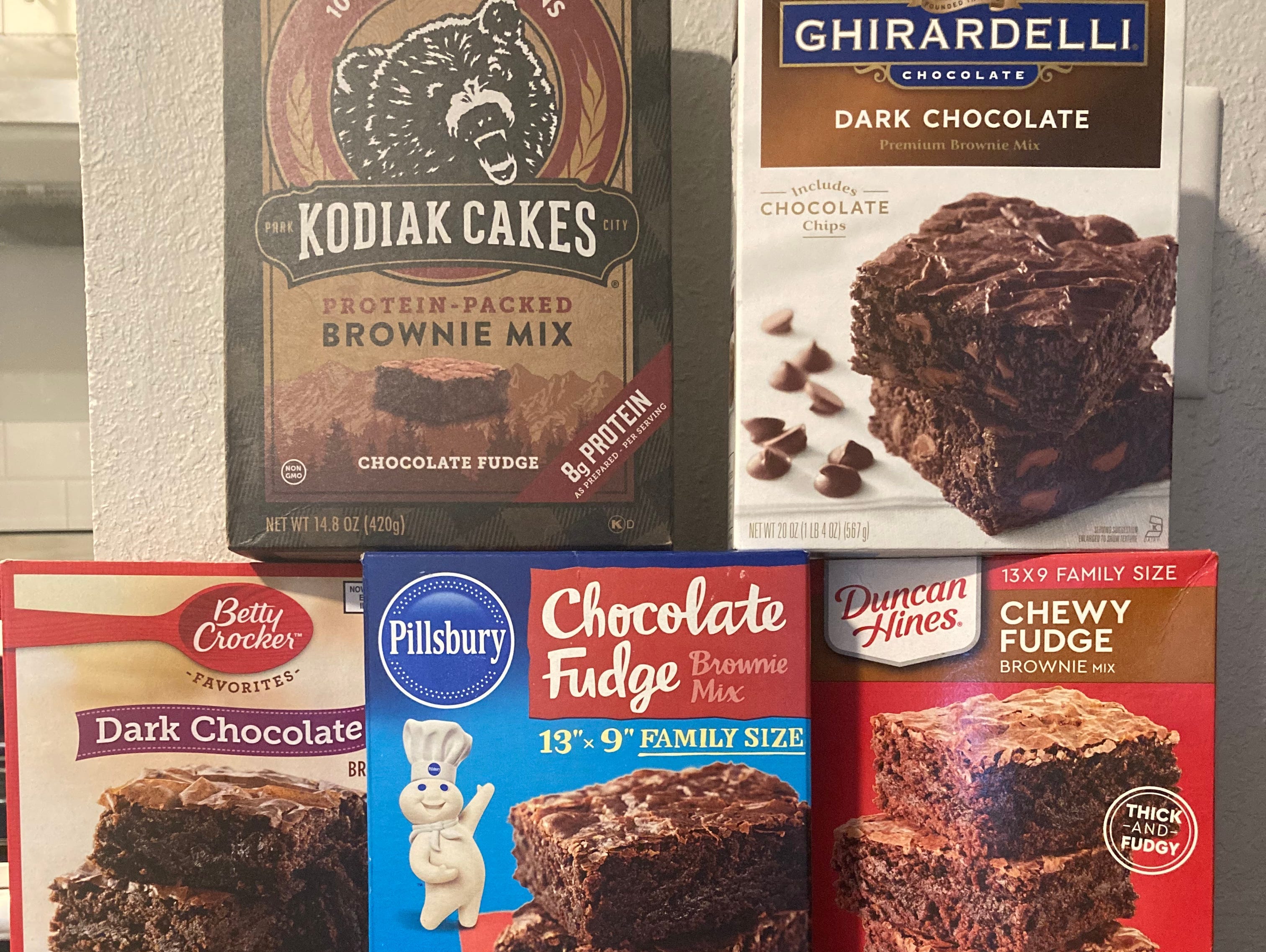 I'm a professional baker. I made 5 brands of boxed brownie mix to see ...