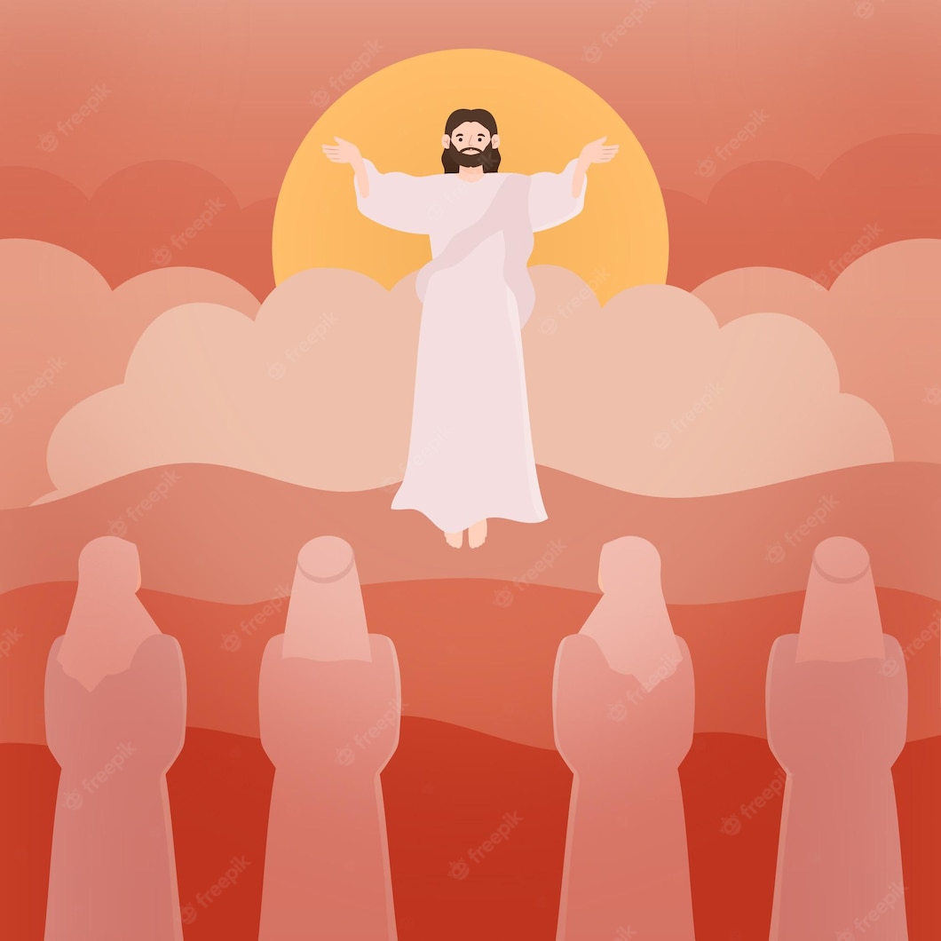 28 poster ucapan selamat hari kenaikan yesus kristus 2024,bagikan ke keluarga yang merayakan