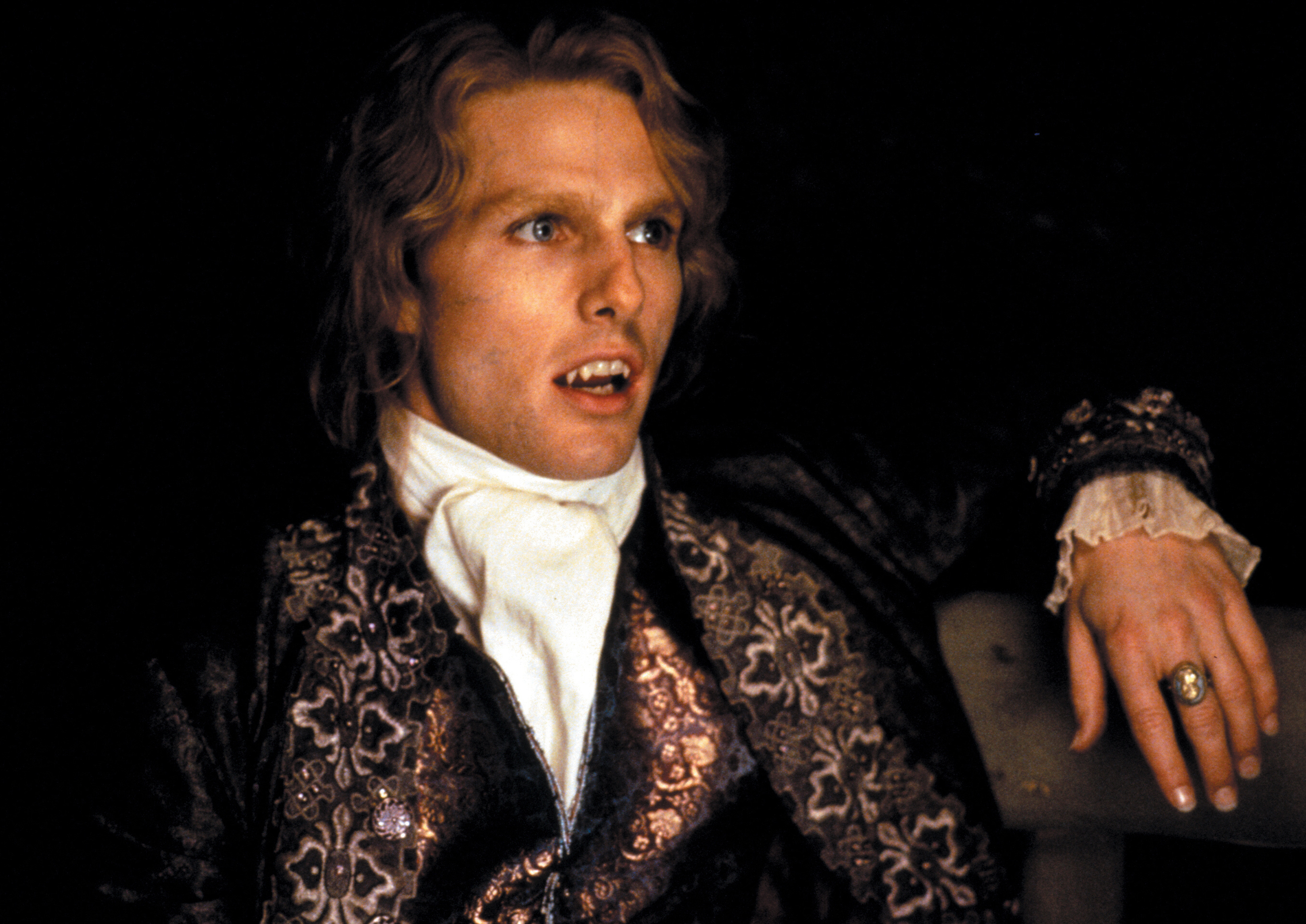 <p>In 1994, Tom Cruise starred alongside fellow A-listers Brad Pitt, Antonio Banderas and Christian Slater in "Interview With the Vampire." He received rave reviews for his performance as Lestat de Lioncourt in the film, which grossed more than $233 million.</p>