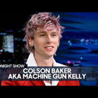 Colson Baker aka Machine Gun Kelly talks about getting engaged to Megan Fox, how a text from her inspired Good Mourning and the time he crashed Easter at Sandra Bullock’s house with Pete Davidson.

The Tonight Show Starring Jimmy Fallon.  Stream now on Peacock: https://bit.ly/3gZJaNy

Subscribe NOW to The Tonight Show Starring Jimmy Fallon: http://bit.ly/1nwT1aN
 
Watch The Tonight Show Starring Jimmy Fallon Weeknights 11:35/10:35c
 
Get more The Tonight Show Starring Jimmy Fallon: https://www.nbc.com/the-tonight-show
 
JIMMY FALLON ON SOCIAL
Follow Jimmy: http://Twitter.com/JimmyFallon
Like Jimmy: https://Facebook.com/JimmyFallon
Follow Jimmy: https://www.instagram.com/jimmyfallon/
 
THE TONIGHT SHOW ON SOCIAL
Follow The Tonight Show: http://Twitter.com/FallonTonight
Like The Tonight Show: https://Facebook.com/FallonTonight
Follow The Tonight Show: https://www.instagram.com/fallontonight/
Tonight Show Tumblr: http://fallontonight.tumblr.com
 
The Tonight Show Starring Jimmy Fallon features hilarious highlights from the show, including comedy sketches, music parodies, celebrity interviews, ridiculous games, and, of course, Jimmy's Thank You Notes and hashtags! You'll also find behind the scenes videos and other great web exclusives.
 
GET MORE NBC
NBC YouTube: http://bit.ly/1dM1qBH
Like NBC: http://Facebook.com/NBC
Follow NBC: http://Twitter.com/NBC
NBC Instagram: http://instagram.com/nbc
NBC Tumblr: http://nbctv.tumblr.com/
 
Colson Baker and Pete Davidson Crashed Easter at Sandra Bullock’s House (Extended) | Tonight Show
http://www.youtube.com/fallontonight

#ColsonBaker
#MachineGunKelly
#JimmyFallon