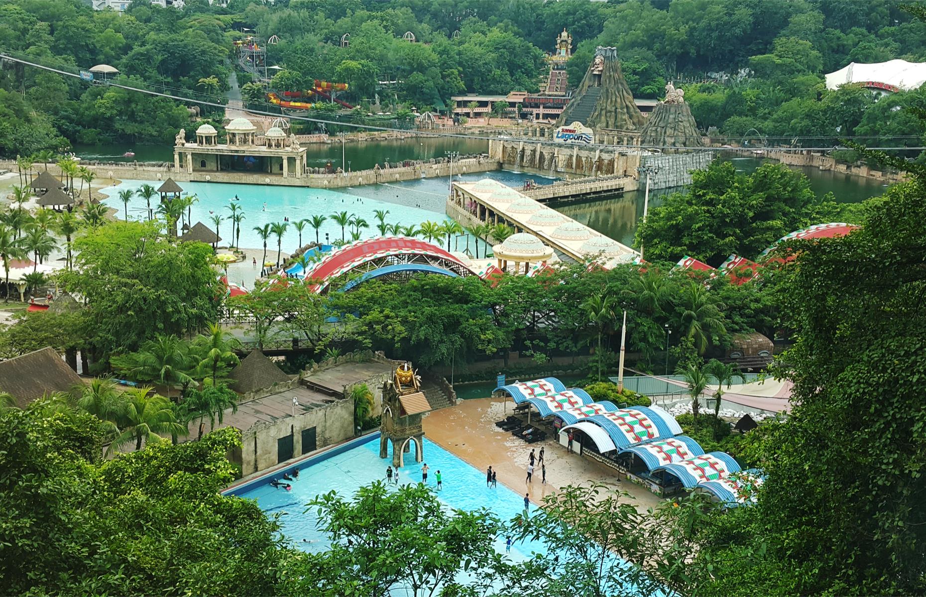 <p>In addition to various scream-fest water rides, there's an enormous man-made surf beach in the water area of <a href="https://sunwaylagoon.com">this mega multi-theme park</a> not far from Kuala Lumpur. After you've leapt about in the waves and taken a turn in the rapids of the mighty Zambezi river, dare to take on the Vuvuzela. It's the park's most thrilling slide and Malaysia's largest.  </p>