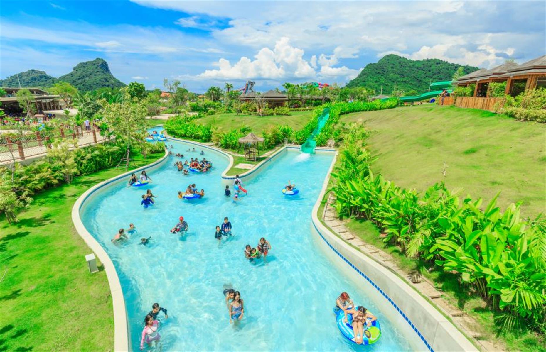 <p>With 21 water rides and pools over an area of almost two million square feet (186,000sqm), <a href="https://www.ramayanawaterpark.com">this attraction just south of Pattaya</a> is big. In fact, it's Thailand's biggest water park. But it's also very beautiful with lovely green spaces and a natural lake. The double wave pool guarantees plenty of squeals as do the AquaLoop and FreeFall – the park's most extreme rides. Small children are also well catered for with play areas and the tranquil lazy river.</p>