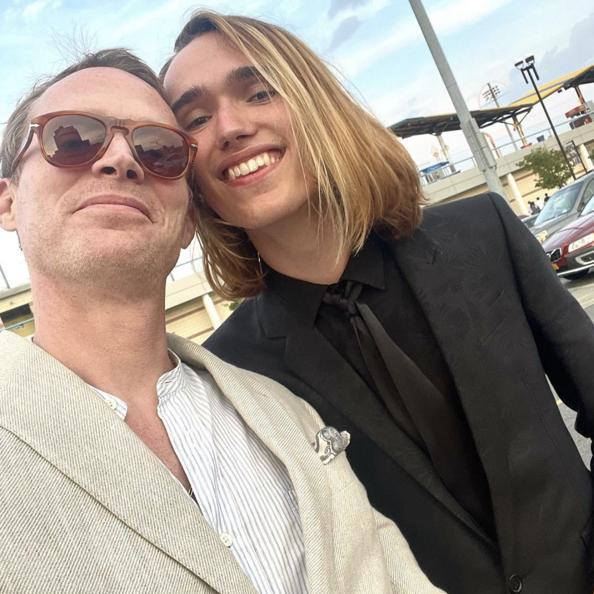 <p>Paul Bettany posted this selfie with son Stellan -- who was born in 2003 and is the spitting image of mom Jennifer Connelly -- on his high school graduation day in June 2021. "So that happened. The short version is that Stellan graduated and I cried like a baby," Paul captioned the Instagram <a href="https://www.instagram.com/p/CP1u0W-sk5X/">snapshot</a>. Paul and Jennifer also share daughter Agnes, who was born in 2011.</p>