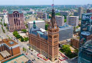 Milwaukee City Hall in Milwaukee on Sunday, May 29, 2022. - RNC Convention - skyline - downtown - politics -  Photo by Mike De Sisti / The Milwaukee Journal Sentinel