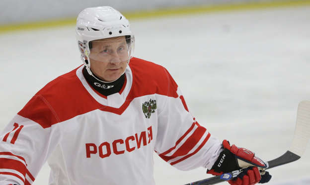 Slide 1 of 23: Russian President Vladimir Putin has the world talking about his health again after choosing not to participate in one of his most beloved sporting events -the Night Hockey League game. 