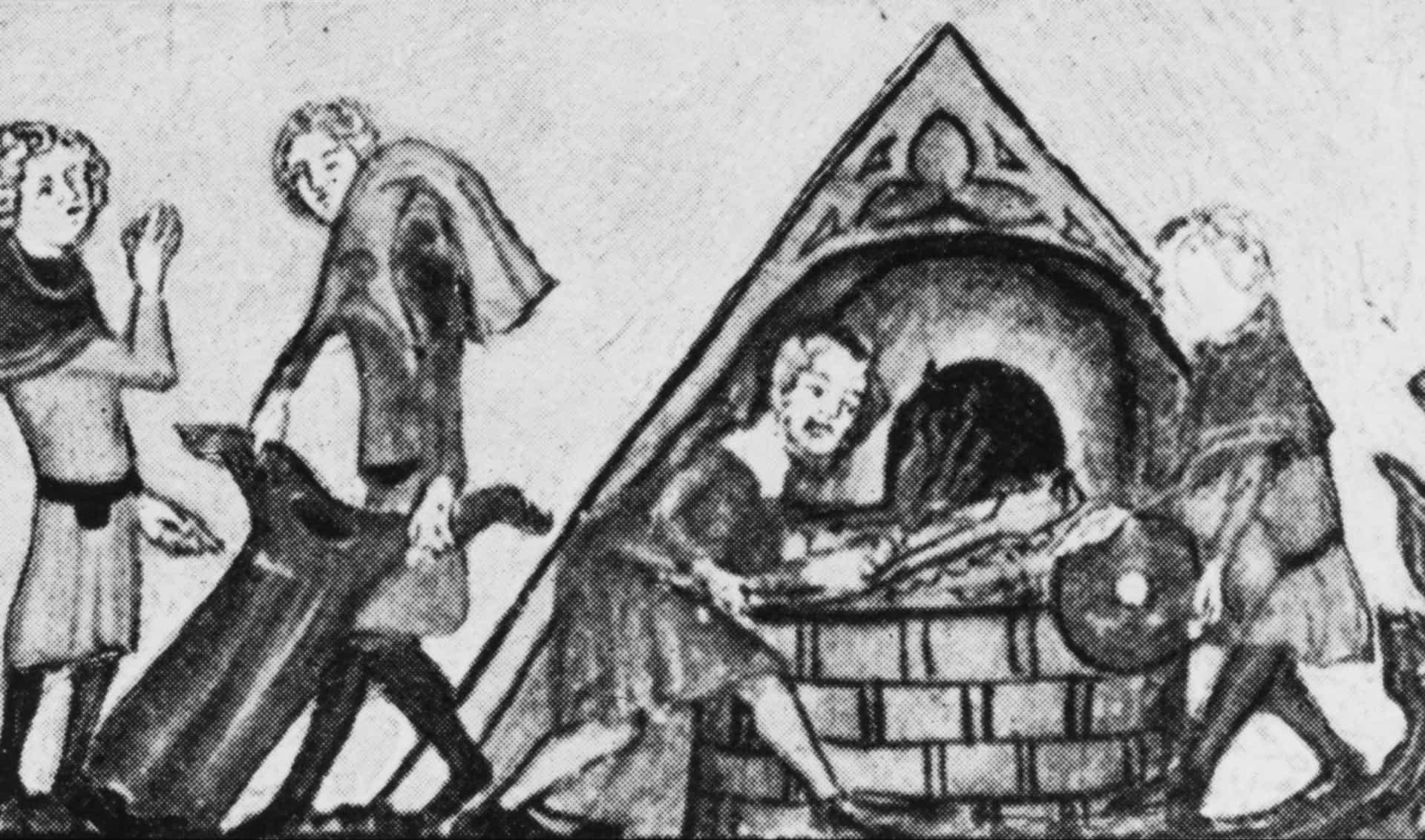 <p>De Zwarte Dood arriveerde in het voorjaar van 1348 in Spanje. Portugal registreerde ook zijn eerste sterfgevallen door de pest. Afgebeeld zijn kleding van de overledene die besmet is met pest, die worden verbrand.</p>