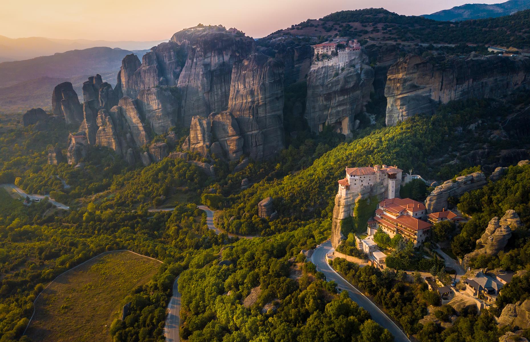 <p>An astonishing landscape of towering rock formations topped with precariously perched monasteries, Meteora is a magical place for a hot air balloon ride. Taking off from an open field, you'll climb gracefully before gliding over the enormous natural pillars, where monks have lived in monasteries on the cliff edges since the 14th century. Only from this vantage point can you really appreciate the determination and strength it took to create such communities atop Meteora's enormous plinths all those years ago.</p>