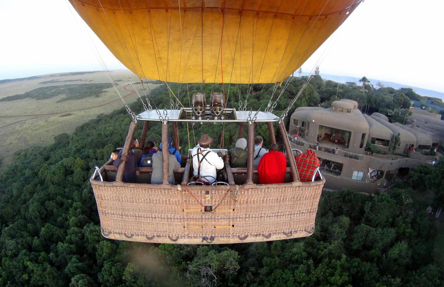 <p>There can be no better way to see the spectacular Maasai Mara than from above and certainly no more peaceful way than to float across the African plains in a hot air balloon. With this excursion by <a href="https://www.serenahotels.com/mara/experiences/balloon-safari">Serena Hotels</a>, you can spot giraffes, zebra, wildebeest and more from the skies. You might even spot a stalking cheetah or a leopard in a tall tree. Come between July and October, though, and you'll be spoiled with an aerial view of the great wildebeest migration, when thousands of the animals trek in huge herds across the plains.</p>