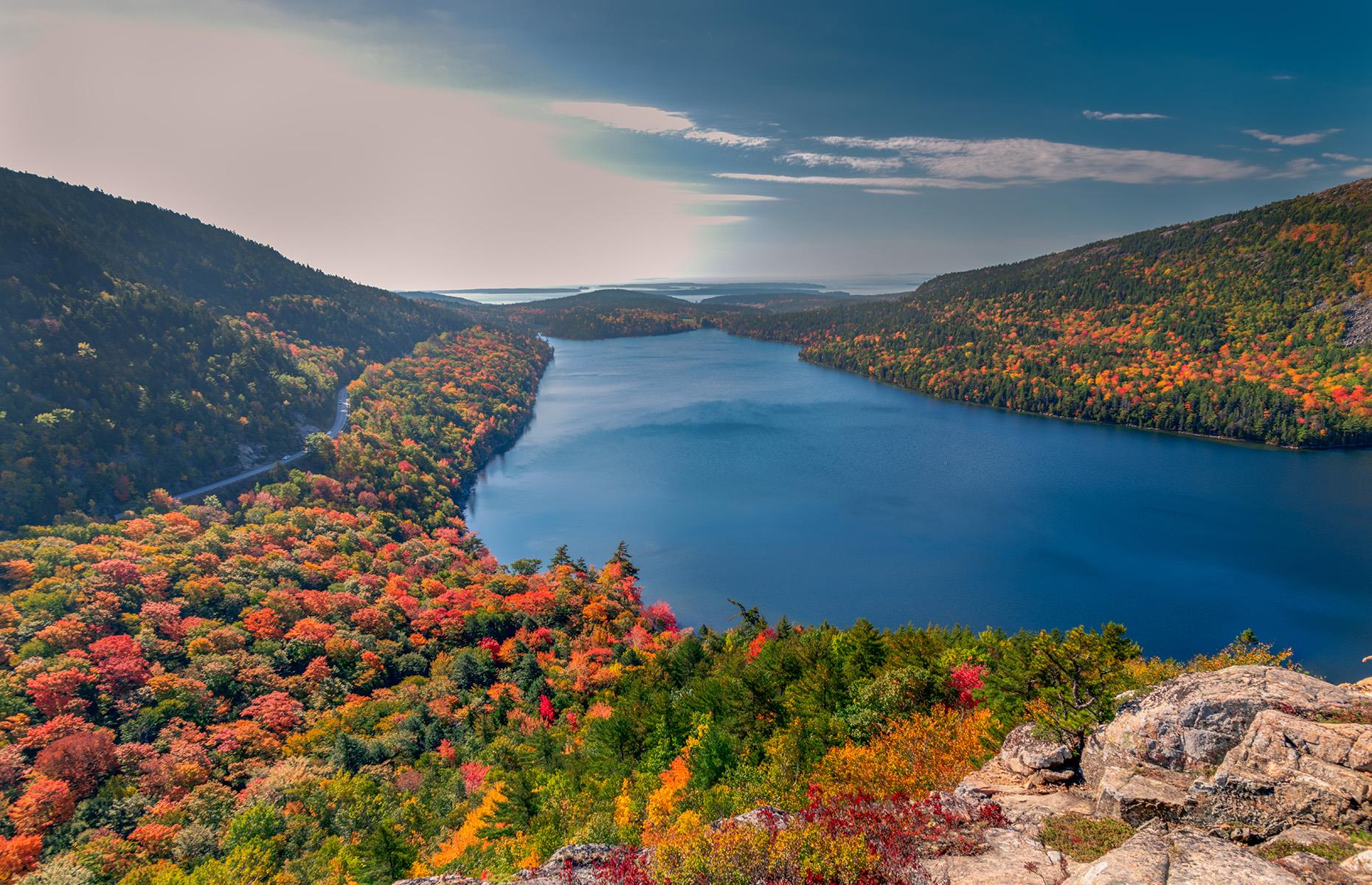 This 47,000-acre national park in Maine is best known for its granite peaks and forested hills, but its name has an interesting backstory. Although, "names" is more accurate, as this park has been renamed numerous times. Originally called Sieur de Monts National Monument, then renamed in 1919 to Lafayette National Park, its name today has French roots.
