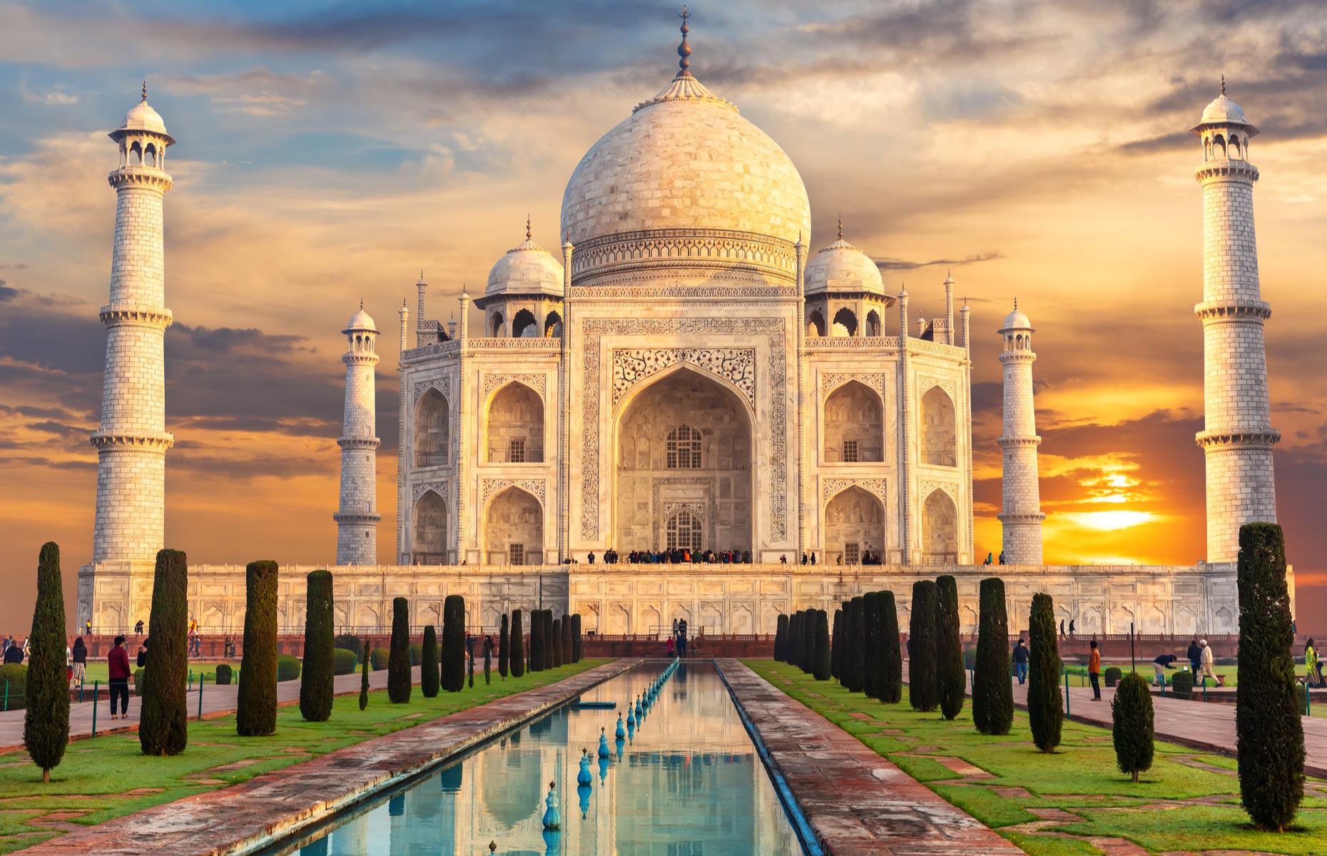 <p>Agrabah's lavish Sultan’s Palace in the 1992 animation <em>Aladdin – </em>home of the Sultan, Princess Jasmine and the dastardly Jafar – was loosely inspired by India’s most famous monument, the Taj Mahal. The artists drew on the 17th-century mausoleum’s white marble façade, onion domes and minaret towers, as well as its pools and fountain. It’s not surprising that the building influenced the animators, as the Taj Mahal is considered one of the finest examples of Mughal architecture, mixing Persian, Indian and Islamic architectural styles.</p>