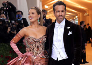 Blake Lively and Ryan Reynolds arrive at the In America: An Anthology of Fashion-themed Met Gala at the Metropolitan Museum of Art in New York City. Reuters