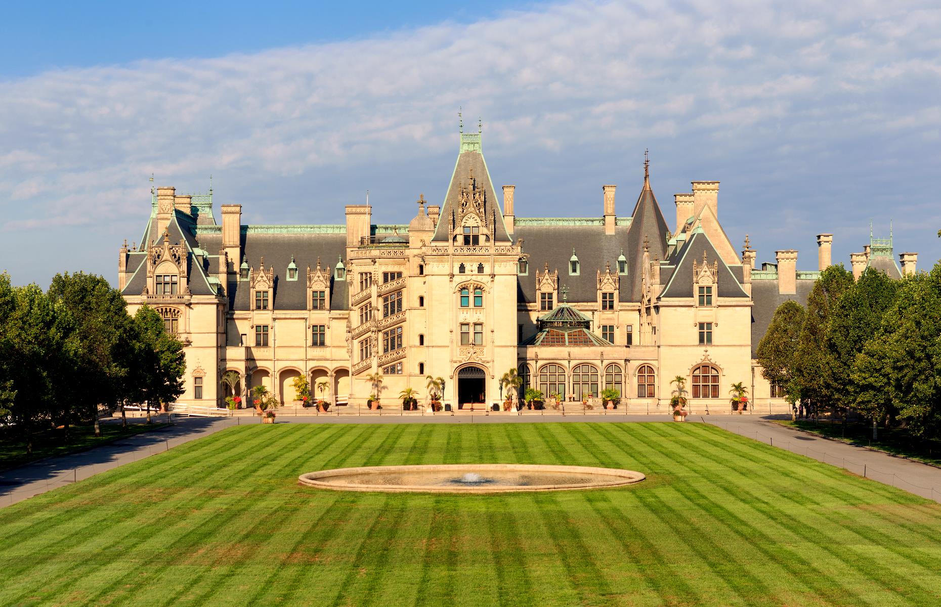 <p><a href="https://www.biltmore.com/stay/">This impressive estate</a> is billed as America's largest home, having been built for George Vanderbilt over a six-year period from 1889 to 1895. Now, the French Renaissance-style château draws in visitors with its 250 rooms, including the stately banquet hall and the tome-filled library. You'll also find formal gardens, a winery and several spots for an overnight stay.</p>  <p><a href="https://www.loveexploring.com/gallerylist/98728/beautiful-historic-homes-in-america-you-can-actually-visit"><strong>Beautiful historic homes in America you can actually visit</strong></a></p>