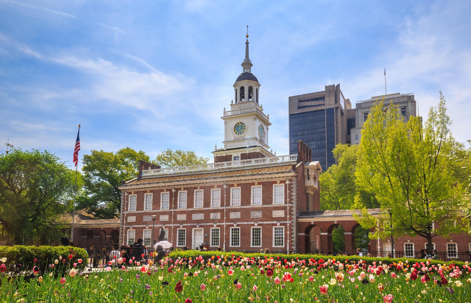 <p>Philly's <a href="https://www.nps.gov/inde/index.htm">Independence National Historic Park</a> threads together a series of seminal sites, all of which played a role in the formation of the United States as we know it today. The most important of these are Independence Hall (pictured), where both the Declaration of Independence and the U.S. Constitution were signed, and Liberty Bell Center, home to the famous Liberty Bell with its distinctive crack.</p>