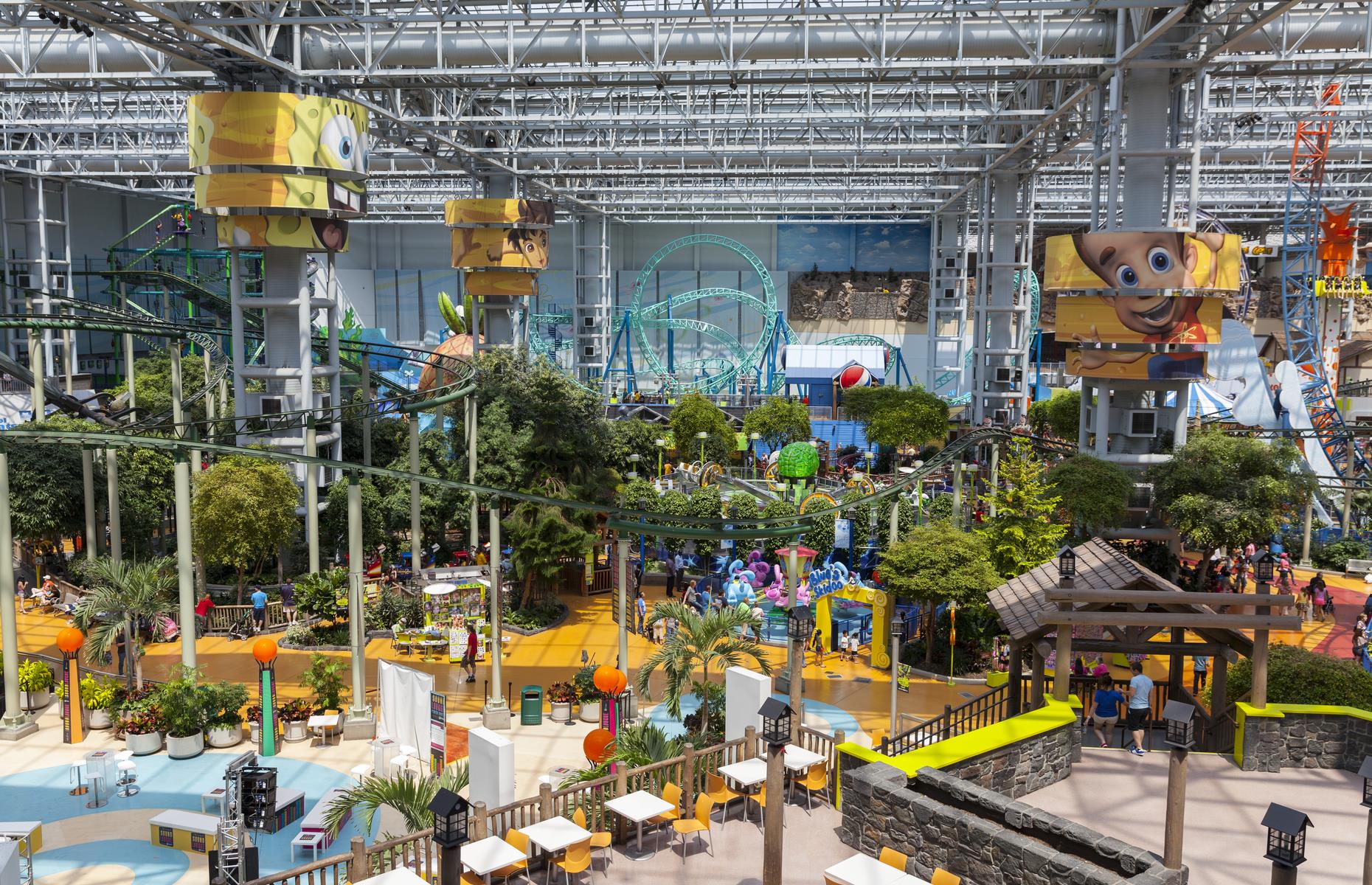 <p>This is no ordinary mall. As well as more than 520 stores, <a href="http://www.mallofamerica.com">this monstrous site</a> is home to one of the planet's largest indoor theme parks, Nickelodeon Universe, which boasts whimsical rides and attractions, and one of the world's longest indoor zip lines to boot. You'll also find the Sea Life Minnesota Aquarium and the Crayola Experience, a kid-pleasing attraction that includes the chance to see how the colorful crayons are made.</p>