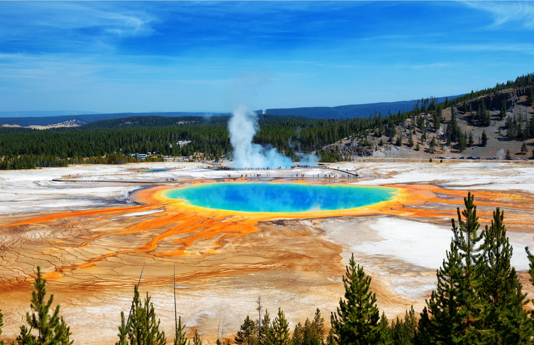 <p>The first of America's national parks, <a href="https://www.nps.gov/yell/index.htm">Yellowstone</a> has been beguiling visitors with the power of Mother Nature since 1872. It's a park packed to the gills with natural wonders, from the rainbow-like Grand Prismatic Spring (look down on it from the popular Grand Prismatic Overlook Trail) to the regularly erupting Old Faithful Geyser. It's also a habitat for some 67 species of mammal, from black and grizzly bears to bobcats and bison.</p>  <p><a href="https://www.loveexploring.com/galleryextended/79246/alternative-america-101-lesservisited-places-everyone-should-see?page=1"><strong>Alternative America: 101 lesser-known attractions for your bucket list</strong></a></p>