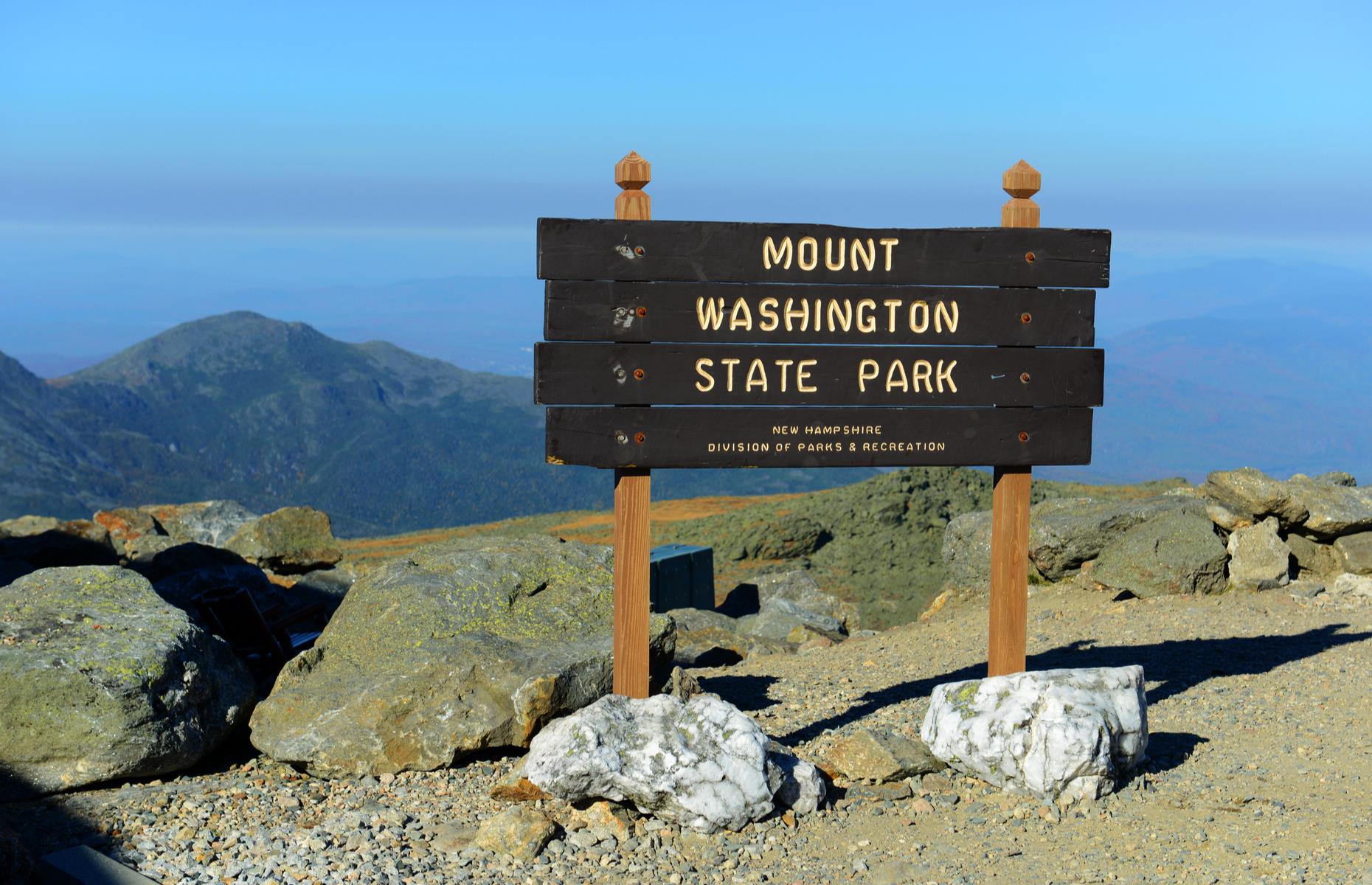 <p>New Hampshire's Mount Washington is the highest peak in the rugged White Mountains range at 6,288 feet (1,917m). Only serious mountaineers should attempt to reach the summit in winter, but from spring through to fall, visitors can ride the <a href="https://www.thecog.com">Mount Washington Cog Railway</a> to the top, enjoying spectacular mountain views and informative narration along the way.</p>