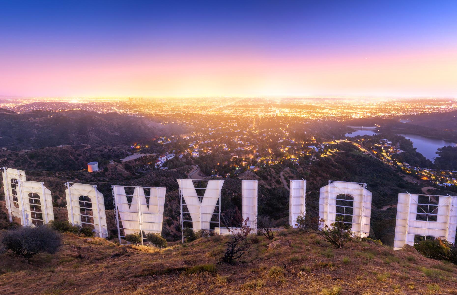 <p>There are various spots for viewing those 45-foot (13.7m) letters, which loom in LA’s Hollywood Hills, but there’s something particularly special about seeing them up close – and standing above the city sprawl. <a href="https://www.laparks.org/griffithpark">Griffith Park</a> has various trails that weave up to the sign. Alternatively, view it amid a wild landscape of mountains and canyons from <a href="http://www.griffithobservatory.org/">Griffith Observatory</a>.</p>  <p><strong><a href="https://www.loveexploring.com/galleries/75307/50-amazing-californian-attractions-not-to-miss?page=1">Here's what not to miss in the Golden State</a></strong></p>