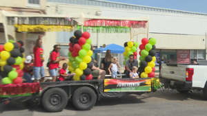 A parade was held in historic East Waco to celebrate the holiday.