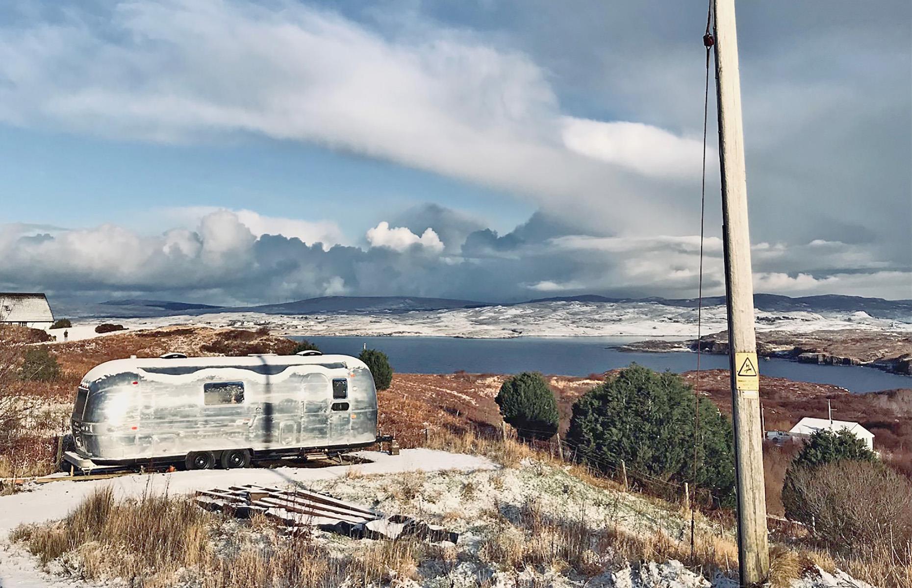 <p>Brand new to the Isle of Skye is <a href="https://www.kiphideaways.com/hideaways/aurora-skye/">this perfectly placed Airstream trailer</a>, overlooking Fiscavig Bay. Equipped with a record player for long afternoons on the decking, it's a wildlife lover's dream. From the nearby beach you could spot mike whales while the comfy chairs on a private deck are great for sipping Scottish whisky and looking out for white-tailed eagles.</p>