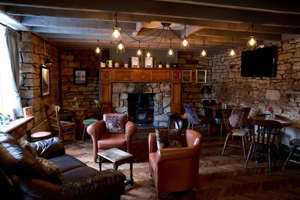 The interior of Holywell's Old Fat Ox