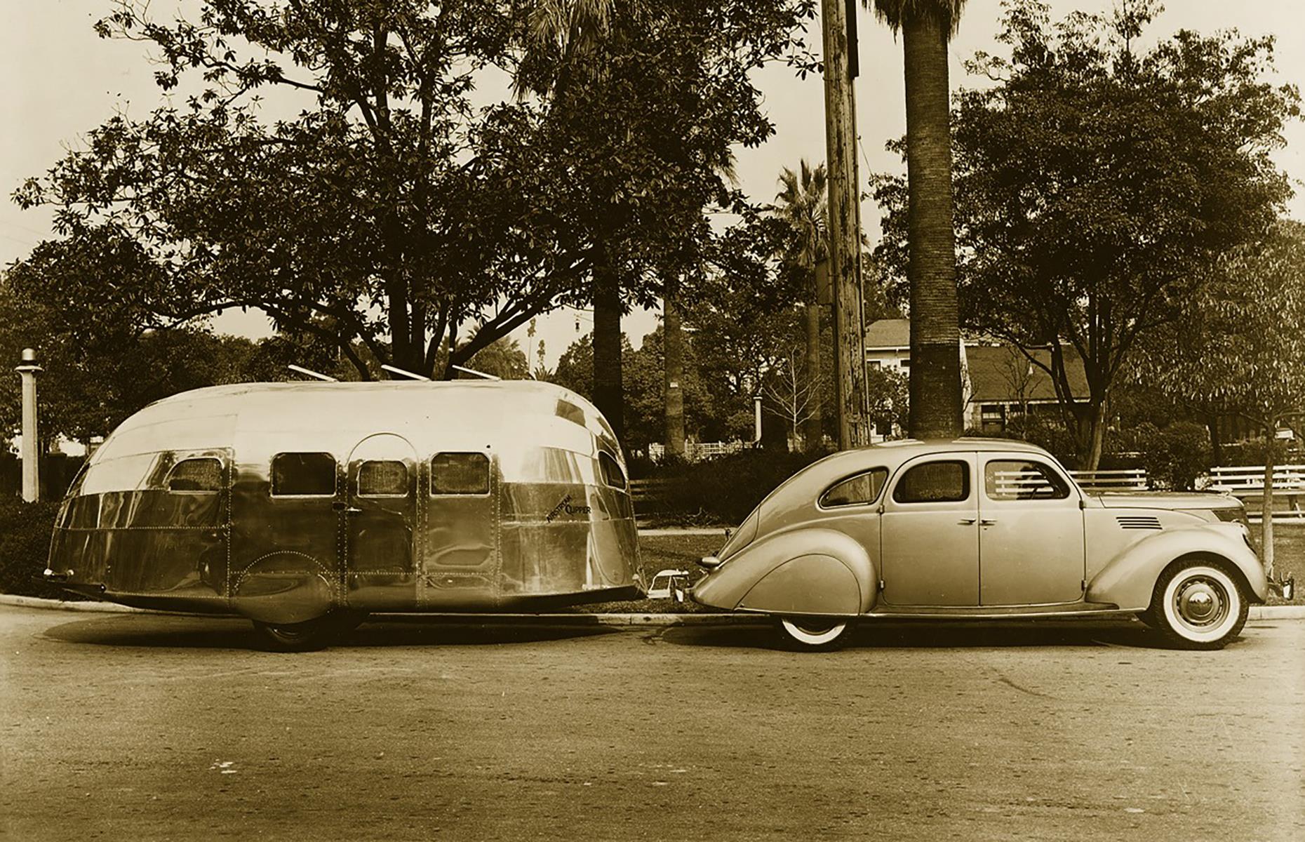<p>Bowlus' aircraft-inspired RVs failed to sell so in 1936 Byam stepped in and bought up Bowlus' inventory. Byam reconfigured the Road Chief, creating the iconic Airstream Clipper, and put his marketing and advertising skills to good use. Sales of the Clipper went through the roof, despite the trailer's hefty $1,200 price tag – that's equivalent to around $25,000 today. The interior of the 1936 model was designed to be cozy and comfortable, with leather seating, solid wood cabinets and a cocoon-like ceiling.</p>
