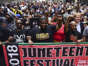 Juneteenth is celebrated on June 19 to honor the freeing of Black slaves after the Civil War. Andrew Russell/Pittsburgh Tribune-Review via AP