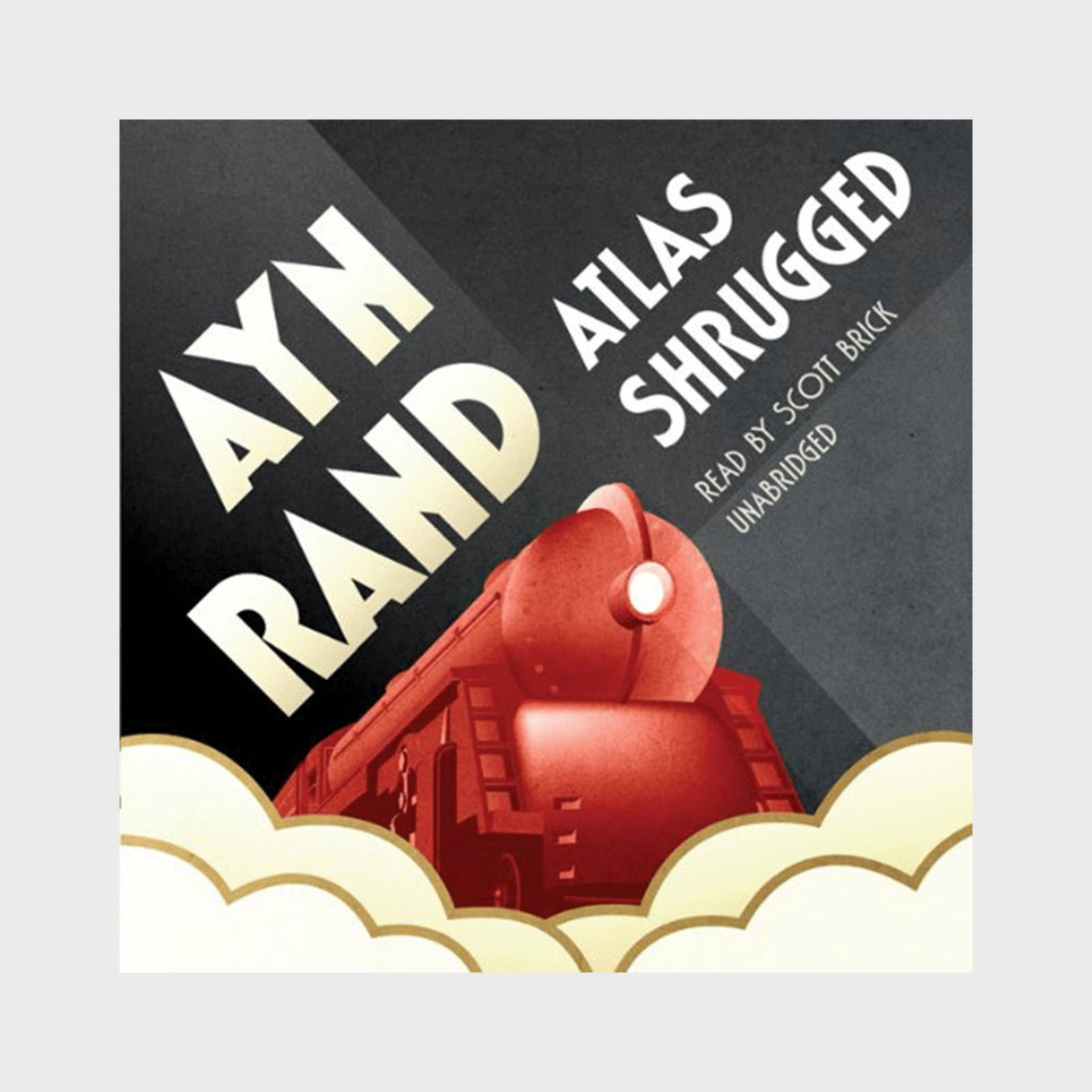 <h3><strong><em>Atlas Shrugged </em>by Ayn Rand</strong></h3> <p>If you've never read the classic dystopian novel <a href="https://www.amazon.com/Atlas-Shrugged-Ayn-Rand-audiobook/dp/B001MXQ7AQ/" rel="noopener noreferrer"><em>Atlas Shrugged</em></a> by controversial author Ayn Rand, now's the time. See (or, rather, hear) what happens when one man sets out to show what would happen to the world if all the heroes of innovation and industry went on strike. This book will challenge everything you think you know about economics, government, and morality, and ultimately leave you questioning your own world views. It's also one of the most notable <a href="https://www.rd.com/list/books-written-by-female-authors/" rel="noopener noreferrer">books written by female authors</a>.</p> <p class="listicle-page__cta-button-shop"><a class="shop-btn" href="https://www.amazon.com/Atlas-Shrugged-Ayn-Rand-audiobook/dp/B001MXQ7AQ/">Shop Now</a></p>