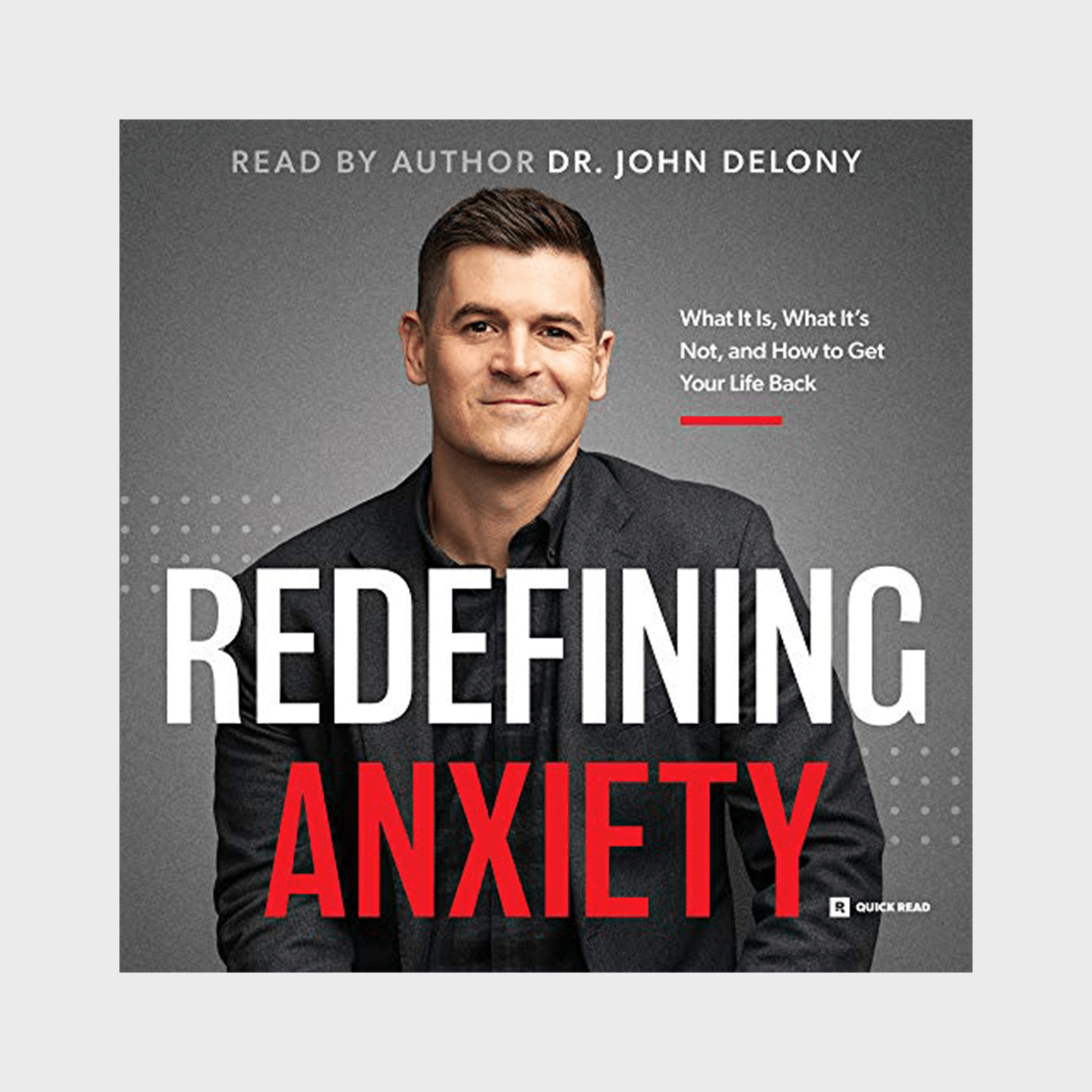 <h3><strong><em>Redefining Anxiety: What It Is, What It's Not, and How to Get Your Life Back</em> by Dr. John Delony</strong></h3> <p>Scratch everything you thought you knew about <a href="https://www.thehealthy.com/mental-health/anxiety/manage-anxiety/" rel="noopener noreferrer">how to deal with anxiety</a>: This is one of the best <a href="https://www.rd.com/list/best-self-help-books/" rel="noopener noreferrer">self-help books</a> to inspire and motivate you. Millions of people suffer from anxiety, and if you're one of them, author and narrator Dr. John Delony does a great job letting you know that you're not broken. In <a href="https://www.amazon.com/Redefining-Anxiety-What-Isnt-Your/dp/B08PL37912/" rel="noopener noreferrer"><em>Redefining Anxiety</em></a>, he breaks down our culture's myths about anxiety, practical steps you can take to reclaim your life and calm what he refers to as your body's alarm system, and long-term strategies for moving forward.</p> <p class="listicle-page__cta-button-shop"><a class="shop-btn" href="https://www.amazon.com/Redefining-Anxiety-What-Isnt-Your/dp/B08PL37912">Shop Now</a></p>