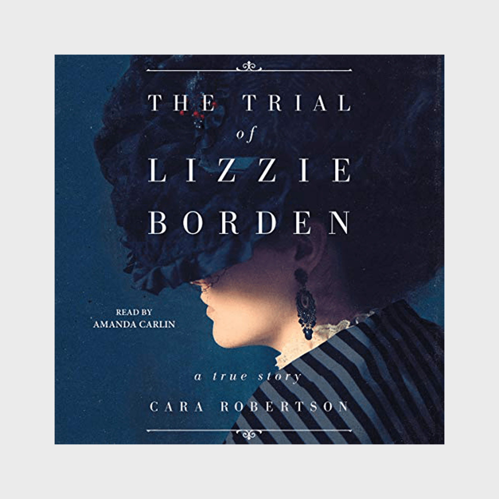 <h3><em>The Trial of Lizzie Borden </em>by Cara Robertson</h3> <p>If you think you know anything about <a href="https://www.amazon.com/The-Trial-of-Lizzie-Borden-audiobook/dp/B07H43L44T/" rel="noopener noreferrer">Lizzie Borden</a>, who went on trial for two grisly axe murders in 1892, think again. Author Cara Robertson dives into more than 20 years of research and newly unearthed evidence into the crime that enthralled the world. This story, hailed by <em>Publisher's Weekly</em>'s starred review as a "definitive account to date of one of America's most notorious and enduring murder mysteries," allows the listener to act as judge to the infamous Lizzie Borden.</p> <p class="listicle-page__cta-button-shop"><a class="shop-btn" href="https://www.amazon.com/The-Trial-of-Lizzie-Borden-audiobook/dp/B07H43L44T/">Shop Now</a></p>