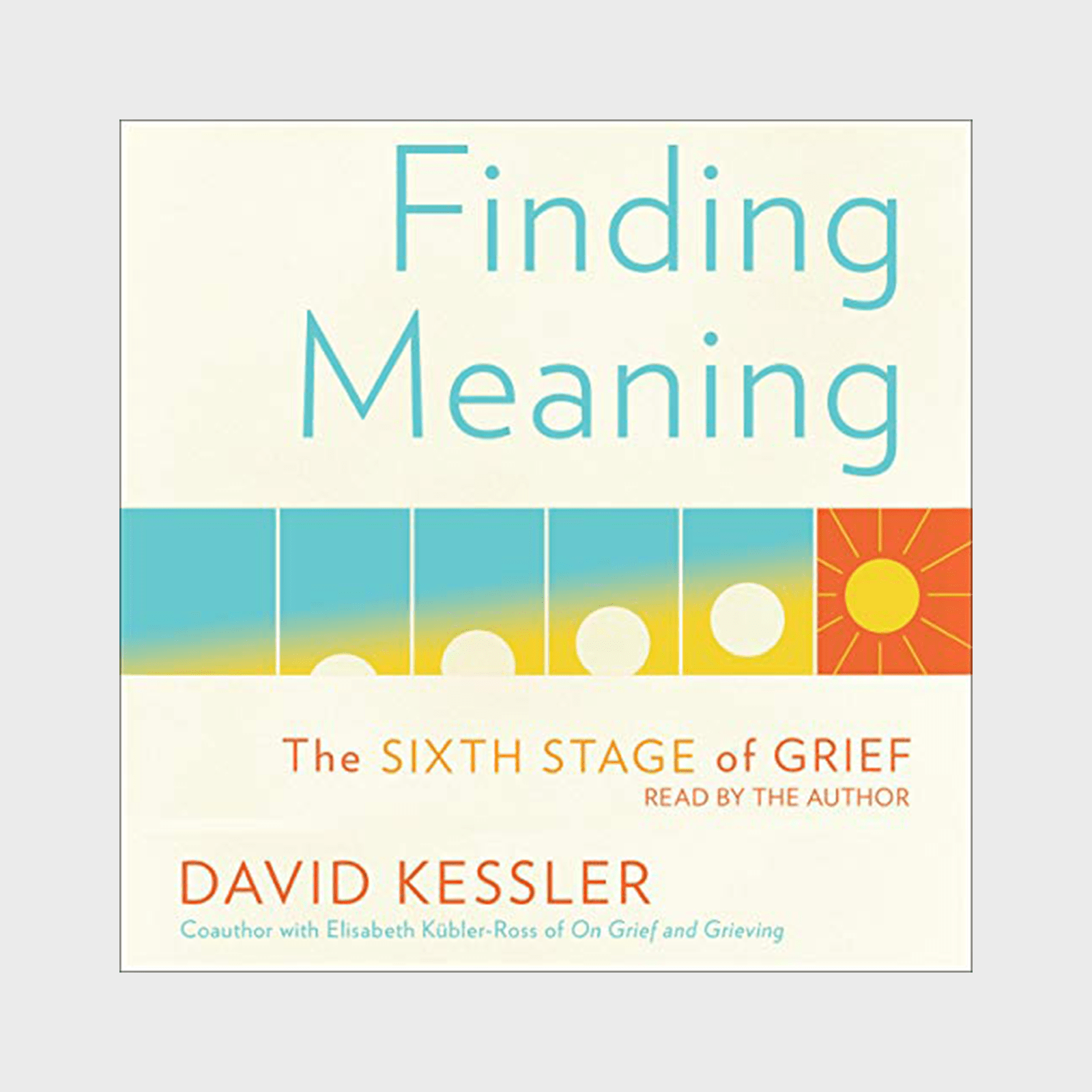 <h3><strong><em>Finding Meaning: The Sixth Stage of Grief</em> by David Kessler</strong></h3> <p>You may already be familiar with the five stages of grief: denial, anger, bargaining, acceptance, and depression. But did you know there's a sixth stage? Grief expert David Kessler narrates <em><a href="https://www.amazon.com/Finding-Meaning-David-Kessler-audiobook/dp/B07P88B6J6/" rel="noopener noreferrer">Finding Meaning</a></em>, which was inspired by the sudden death of his own son. He acknowledges that grief will never go away completely, but we can lessen the pain when we find meaning in our loss. Since no two losses are the same, this book is filled with a variety of stories, insights, and emotions that will help validate your own feelings and help you on your healing journey. It might be one of the <a href="https://www.rd.com/list/books-that-will-make-you-cry/" rel="noopener noreferrer">sad books</a> that make you cry—but that's part of getting through loss.</p> <p class="listicle-page__cta-button-shop"><a class="shop-btn" href="https://www.amazon.com/Finding-Meaning-David-Kessler-audiobook/dp/B07P88B6J6/">Shop Now</a></p>