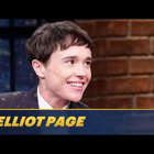 Elliot Page talks about starring in the action-packed show The Umbrella Academy, incorporating his journey with transitioning into his character on the show and how embracing joy has made him a better actor.

Late Night with Seth Meyers.  Stream now on Peacock: https://bit.ly/3erP2gX

Subscribe to Late Night: http://bit.ly/LateNightSeth
 
Watch Late Night with Seth Meyers Weeknights 12:35/11:35c on NBC.
 
Get more Late Night with Seth Meyers: http://www.nbc.com/late-night-with-seth-meyers/
 
LATE NIGHT ON SOCIAL
Follow Late Night on Twitter: https://twitter.com/LateNightSeth
Like Late Night on Facebook: https://www.facebook.com/LateNightSeth
Follow Late Night Instagram: http://instagram.com/LateNightSeth
Late Night on Tumblr: http://latenightseth.tumblr.com/
 
Late Night with Seth Meyers on YouTube features A-list celebrity guests, memorable comedy, and topical monologue jokes.
 
GET MORE NBC
Like NBC: http://Facebook.com/NBC
Follow NBC: http://Twitter.com/NBC
NBC Tumblr: http://NBCtv.tumblr.com/
YouTube: http://www.youtube.com/nbc
NBC Instagram: http://instagram.com/nbc
 
Elliot Page Opens Up About His Transition and Incorporating It into The Umbrella Academy - Late Night with Seth Meyers
https://youtu.be/oeqCUW4v0JI

Late Night with Seth Meyers
http://www.youtube.com/user/latenightseth