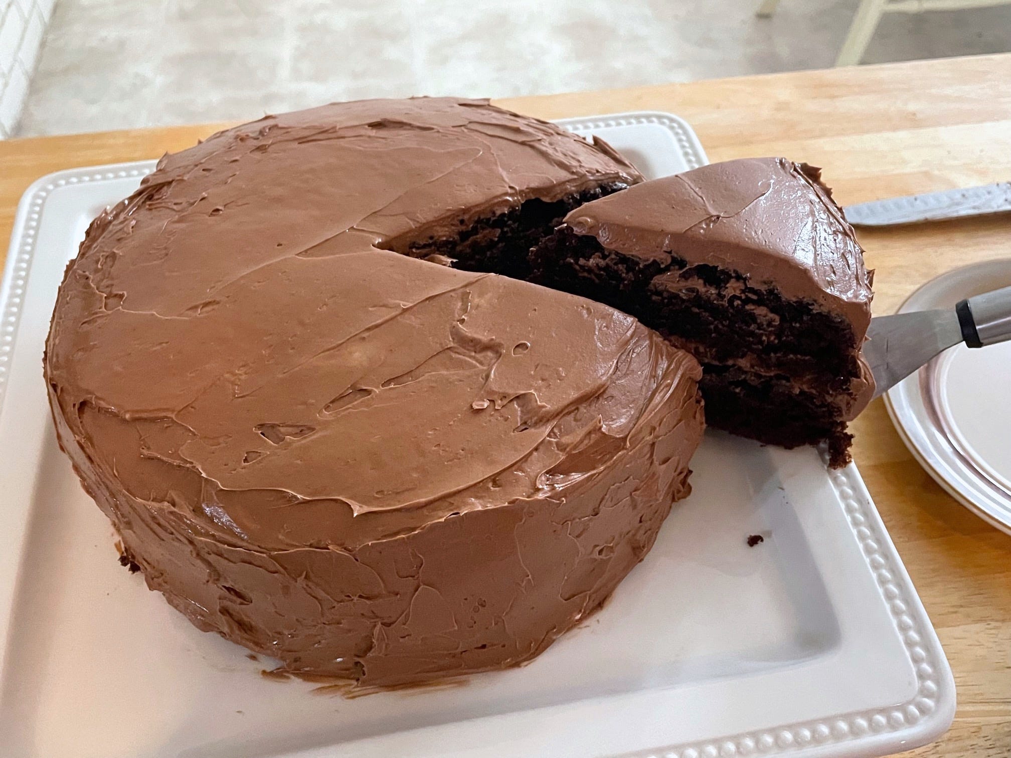 I tried the chocolate cake that Ina Garten said is the 'most fabulous