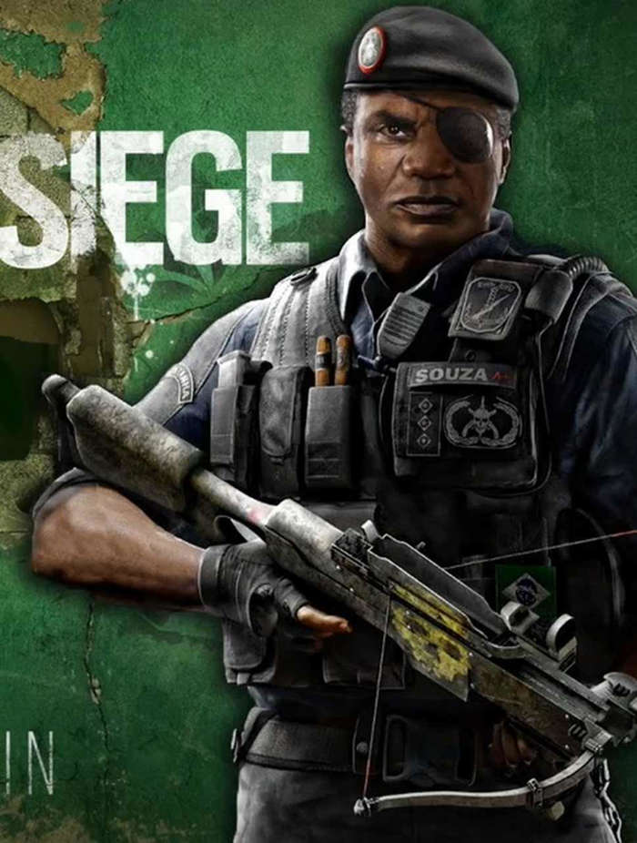 19 de 21 Fotos na Galeria: Personagem: Capitão - Personagem do Rainbon Six Siege, Capitão faz parte do Batalhão de Operações Especiais (Bope), setor famoso da polícia brasileira.