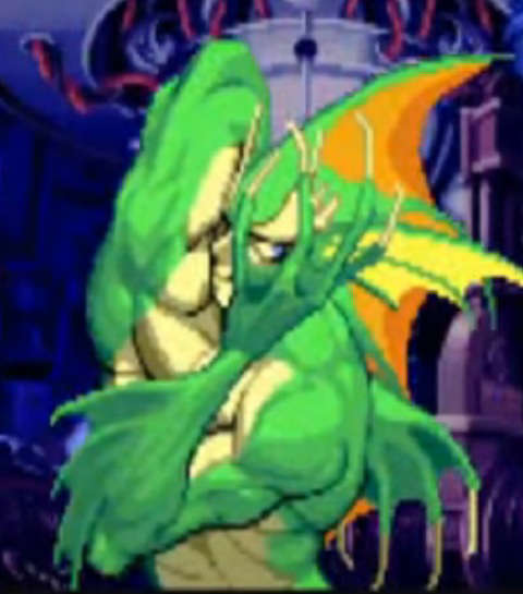 20 de 21 Fotos na Galeria: Personagem: Rikuo - Muitos devem se perguntar porque Rikuo, do jogo Darkstalkers, da Capcom, é brasileiro. A resposta é simples: ele vive em um reino aquático localizado no fundo do rio Amazonas.