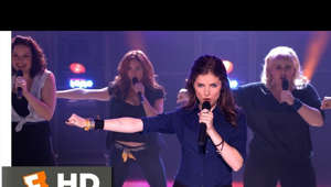 Pitch Perfect movie clips: http://j.mp/1QGzY10
BUY THE MOVIE: http://j.mp/1Zm00be
Don't miss the HOTTEST NEW TRAILERS: http://bit.ly/1u2y6pr

CLIP DESCRIPTION:
The Bellas bring the house down with Beca's (Anna Kendrick) arrangement of popular songs.

FILM DESCRIPTION:
A feisty coed joins a collegiate a cappella group and upgrades their song selection for the 21st century during the run-up to a major competition in this melodic comedy from Tony-nominated Avenue Q director Jason Moore. Drifting past the various cliques after arriving at college, Beca (Anna Kendrick) pays more attention to the jams pumping in her headphones than the people she passes on her way to class. But all that changes the moment she stumbles into the one place where every misfit has a voice -- the campus a cappella group. Although the competition amongst the singers proves surprisingly fierce, there's just one aspect of the group Beca can't wrap her head around: All of the songs they perform are at least a decade old. Convinced that they can do better by adding some contemporary tunes into the mix, Beca whips up an exciting new set list that will set the group apart and leave their rivals in the dust. Brittany Snow, Anna Camp, and Rebel Wilson co-star.

CREDITS:
TM & © Universal (2012)
Cast: Shelley Regner, Wanetah Walmsley, Kelley Jakle, Hana Mae Lee, Ester Dean, Alexis Knapp, Rebel Wilson, Anna Camp, Brittany Snow, Skylar Astin, Anna Kendrick, John Michael Higgins, Elizabeth Banks
Producers: Elizabeth Banks, Paul Brooks, Scott Niemeyer, Michael P. Flannigan, Max Handelman
Screenwriter: Kay Cannon

WHO ARE WE?
The MOVIECLIPS channel is the largest collection of licensed movie clips on the web. Here you will find unforgettable moments, scenes and lines from all your favorite films. Made by movie fans, for movie fans.

SUBSCRIBE TO OUR MOVIE CHANNELS:
MOVIECLIPS: http://bit.ly/1u2yaWd
ComingSoon: http://bit.ly/1DVpgtR
Indie & Film Festivals: http://bit.ly/1wbkfYg
Hero Central: http://bit.ly/1AMUZwv
Extras: http://bit.ly/1u431fr
Classic Trailers: http://bit.ly/1u43jDe
Pop-Up Trailers: http://bit.ly/1z7EtZR
Movie News: http://bit.ly/1C3Ncd2
Movie Games: http://bit.ly/1ygDV13
Fandango: http://bit.ly/1Bl79ye
Fandango FrontRunners: http://bit.ly/1CggQfC

HIT US UP:
Facebook: http://on.fb.me/1y8M8ax
Twitter: http://bit.ly/1ghOWmt
Pinterest: http://bit.ly/14wL9De
Tumblr: http://bit.ly/1vUwhH7