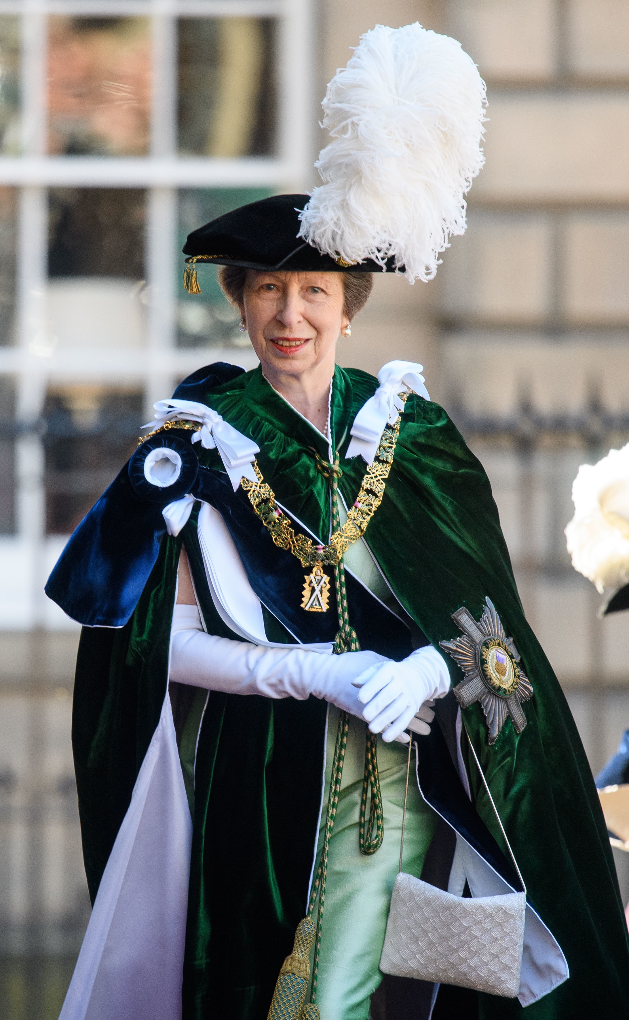 <p>Clad in traditional regalia, Princess Anne also attended the Order of the Thistle Ceremony at St. Giles Cathedral in Edinburgh, Scotland, on July 6, 2018.</p>