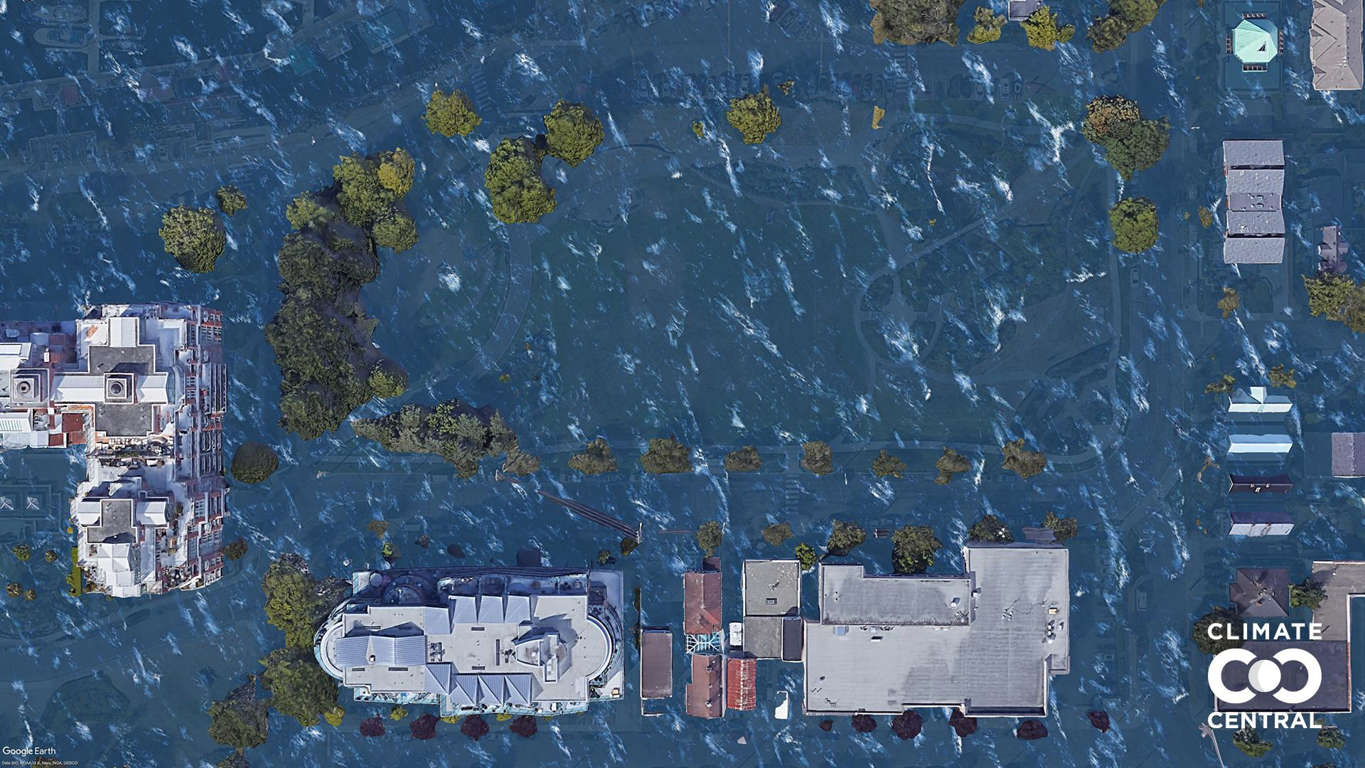 Slide 18 de 46: Fisherman's Wharf Park, um local icônico na cidade de Victoria, Canadá. Foto: Clima Central