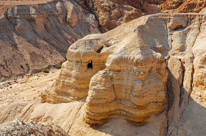 Les grottes de Qumrân