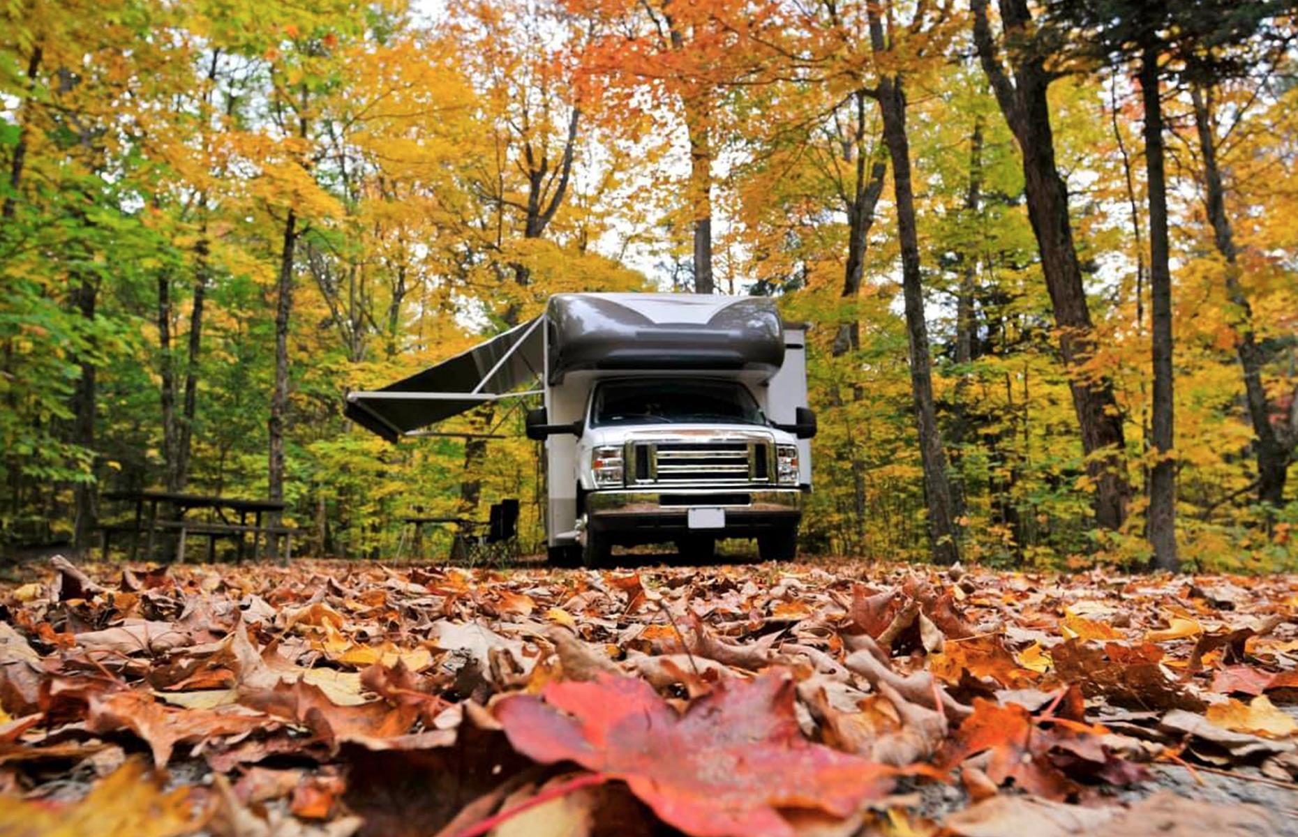 <p>The most coveted sites at <a href="http://www.aiacamping.com/">this laid-back RV resort</a> gaze across the Apostle Islands National Lakeshore, a wild scattering of islets, coves and tree-topped cliffs on the edge of Lake Superior in Wisconsin. Others are in wooded clearings, so tucked away they could be in the middle of nowhere. Cruises and kayak tours around the islands and sea caves depart from a beach just a mile away.</p>