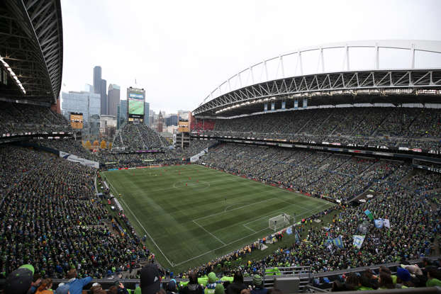 Seattle - Lumen Field (primary tenants: Seattle Sounders, MLS; Seattle Seahawks, NFL)